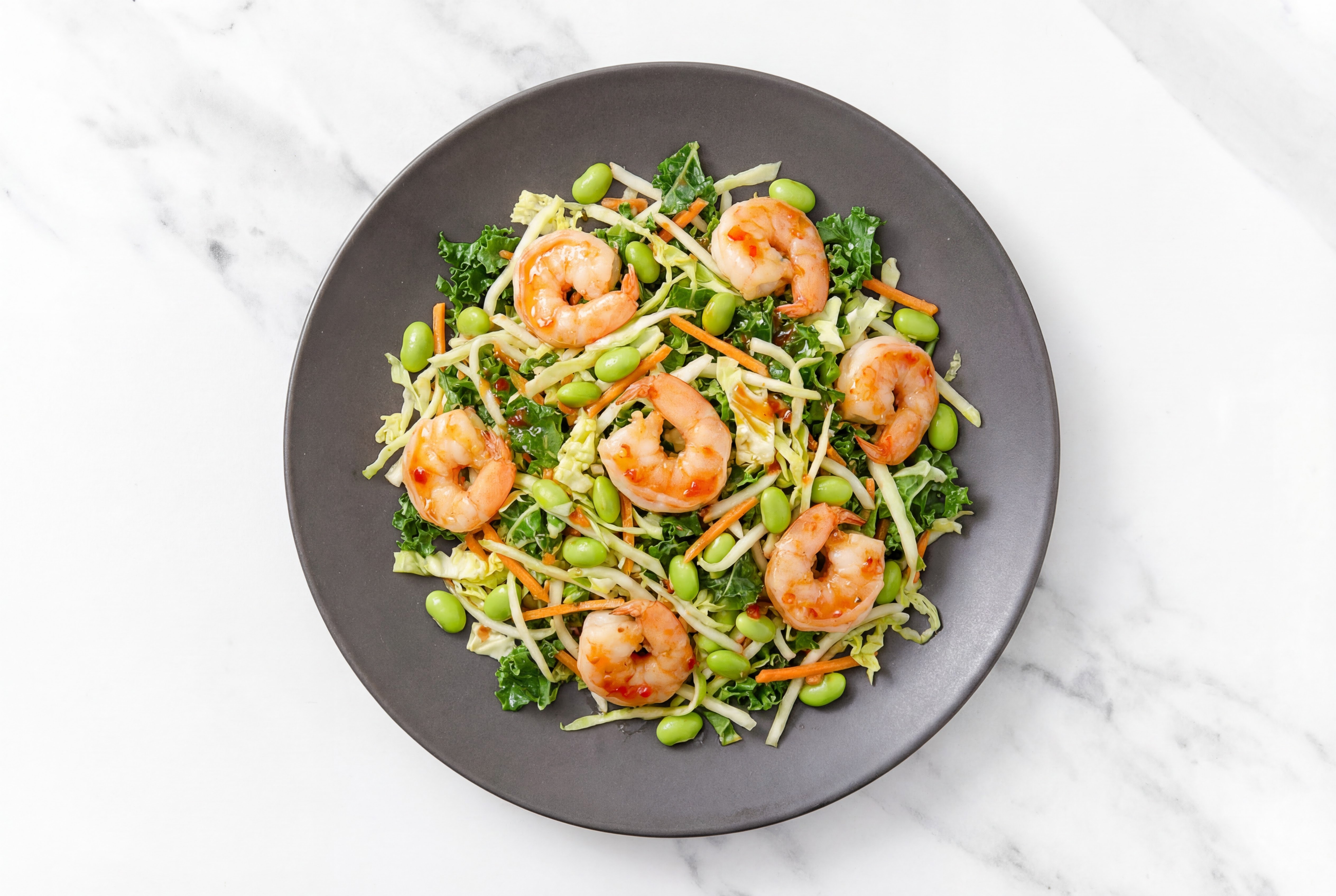 Herby Sweet Chili Lime Thai Jumbo Shrimp Salad