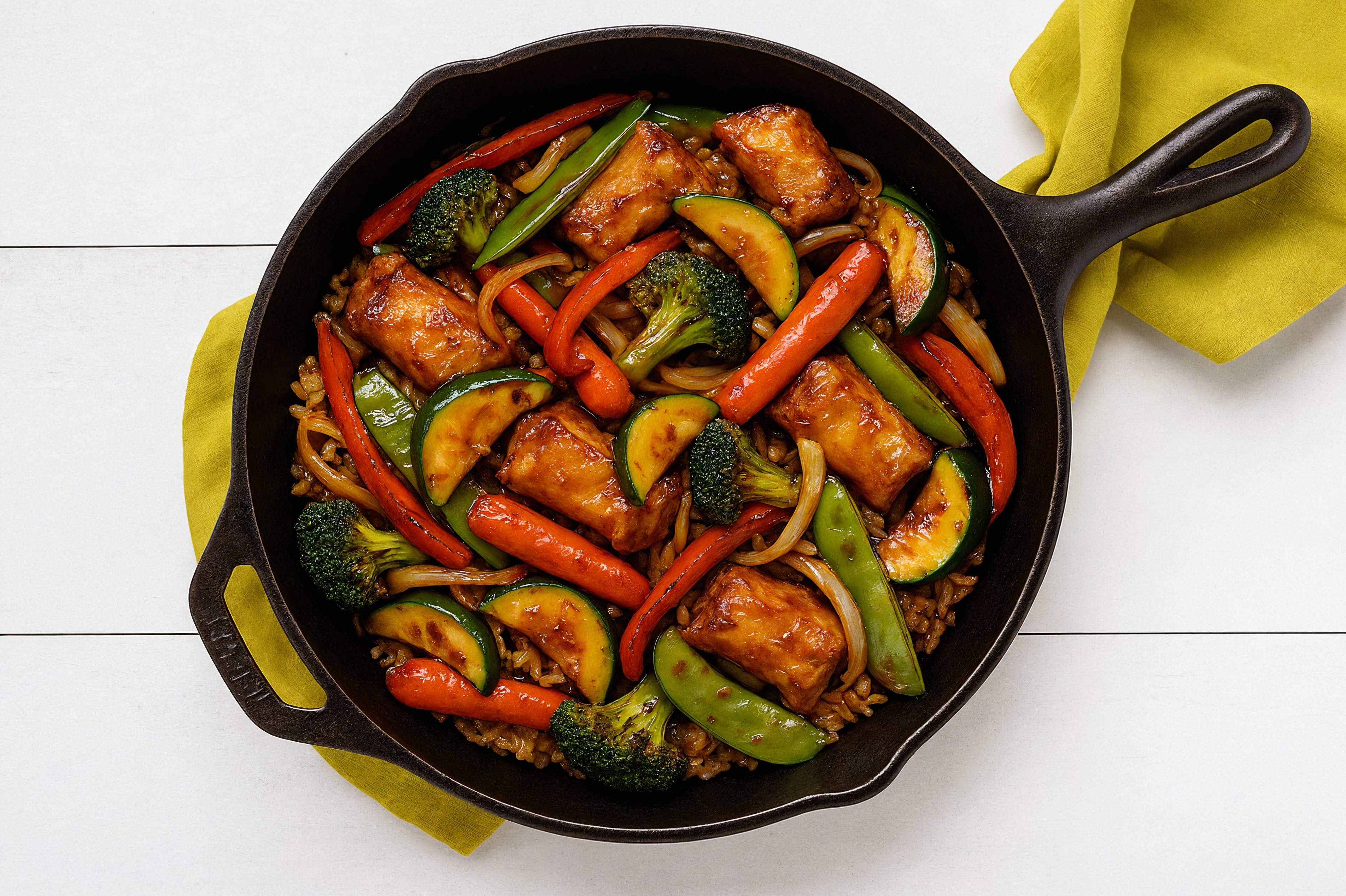  BBQ + Basil Spring Roll Rice Bowl