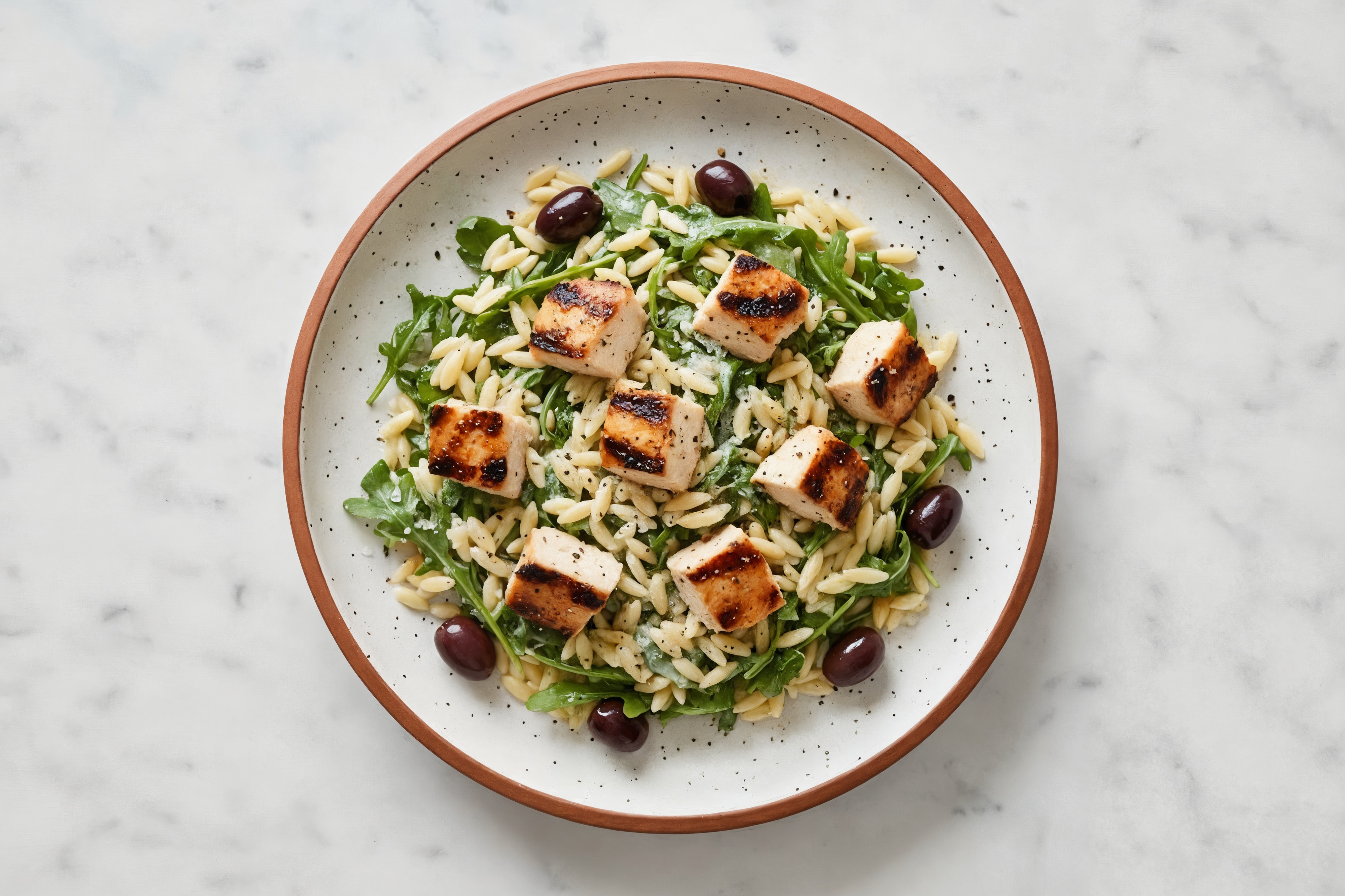 Herby Chicken + Orzo Salad
