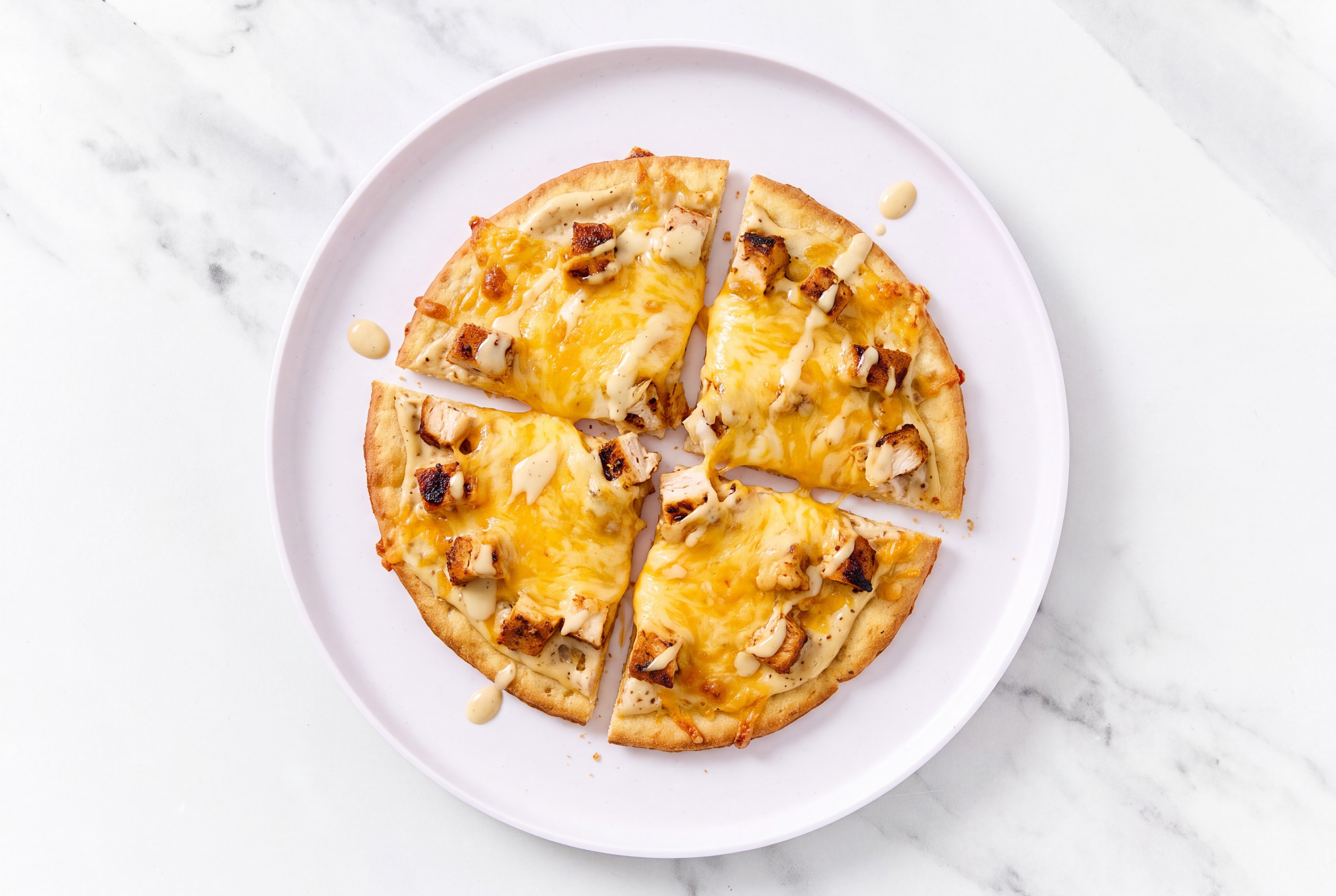 Blackened Chicken Miso Caesar Gluten-Free Pizza Crusts