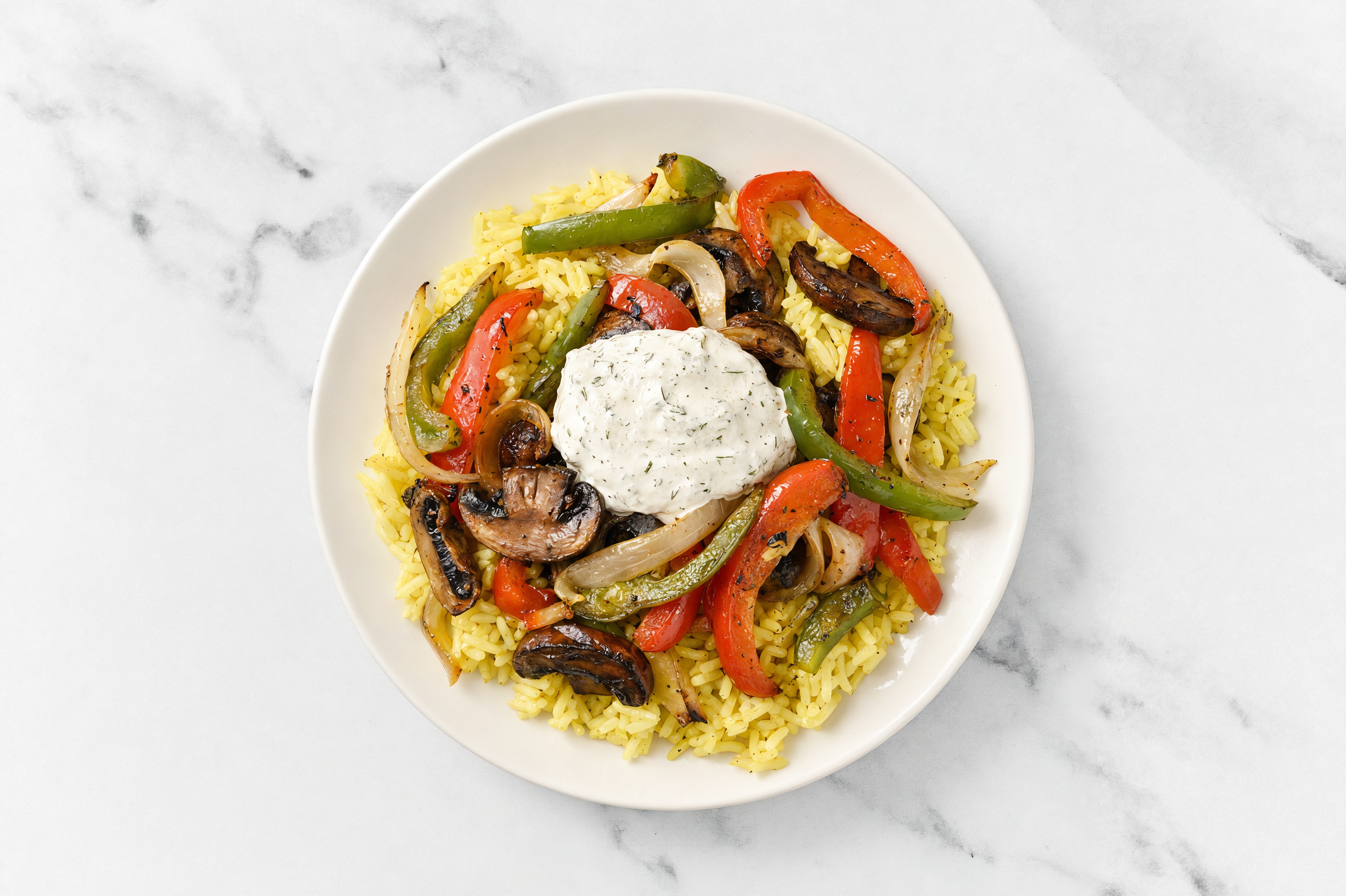 Herby  Ranch Portabella Chicken & Herb Rice Bowl