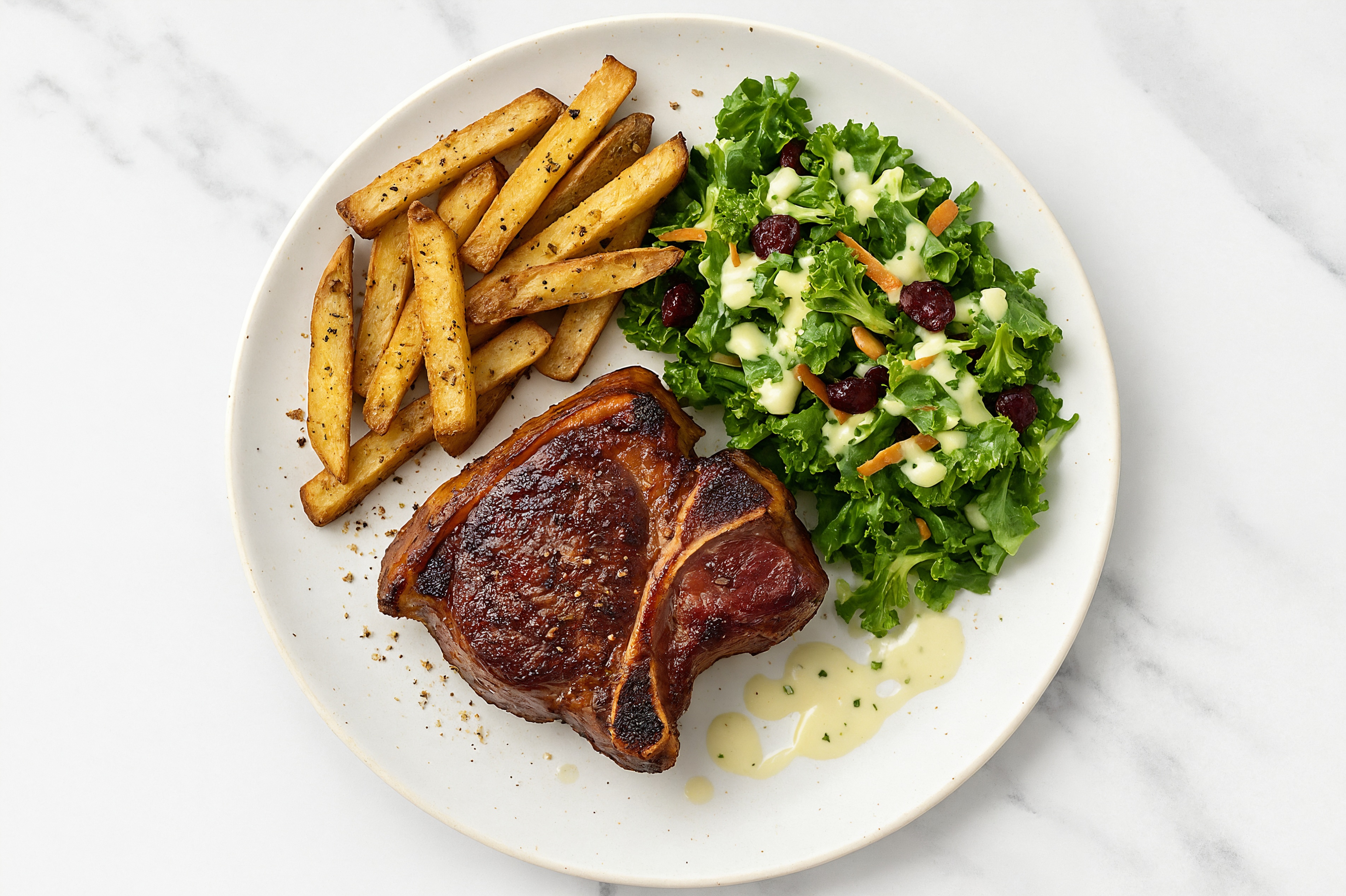 Za'atar Lamb Loin Chops with Sweet Kale Salad Kit