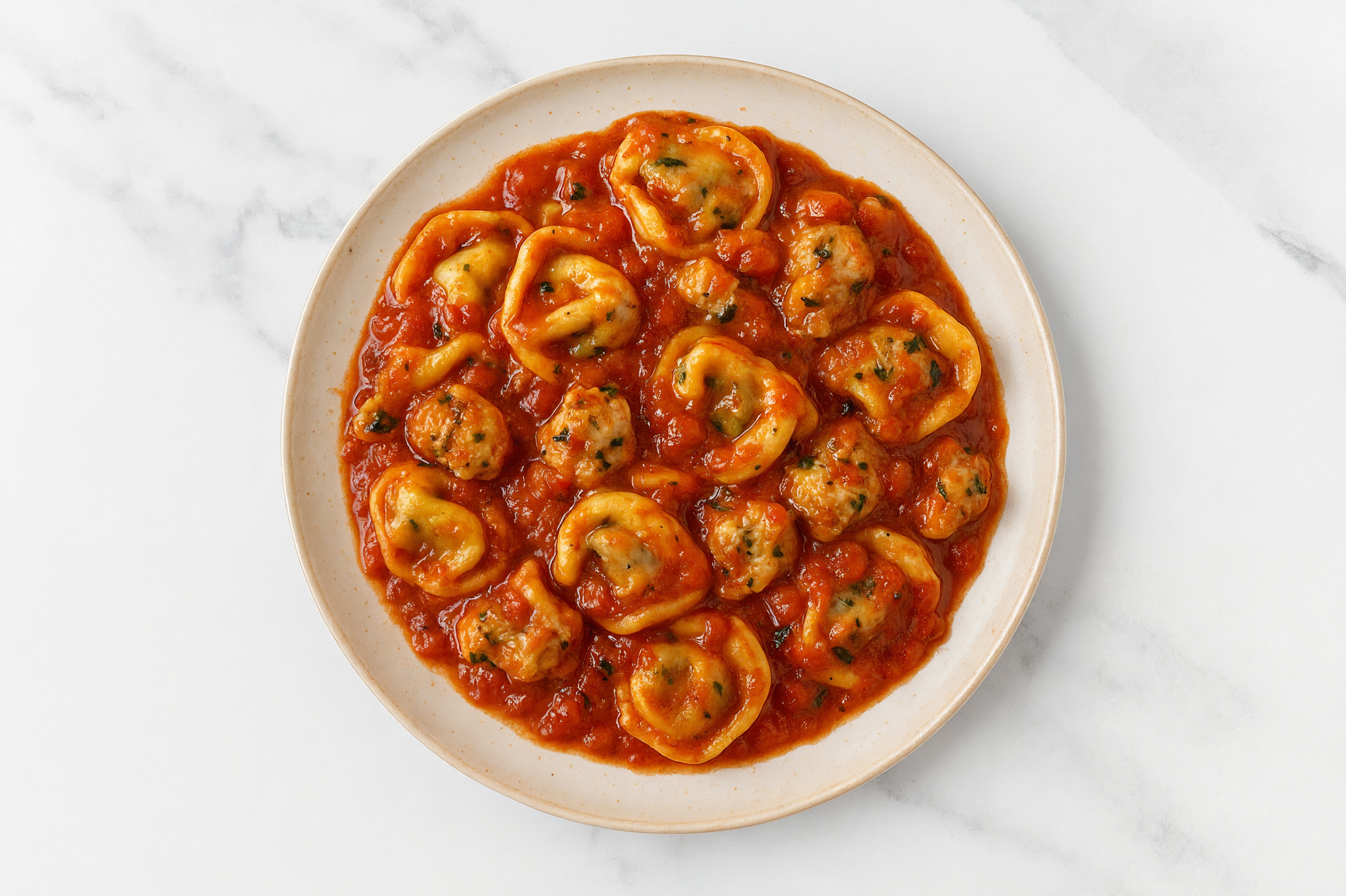 Savory Chicken Tortellini Bolognese