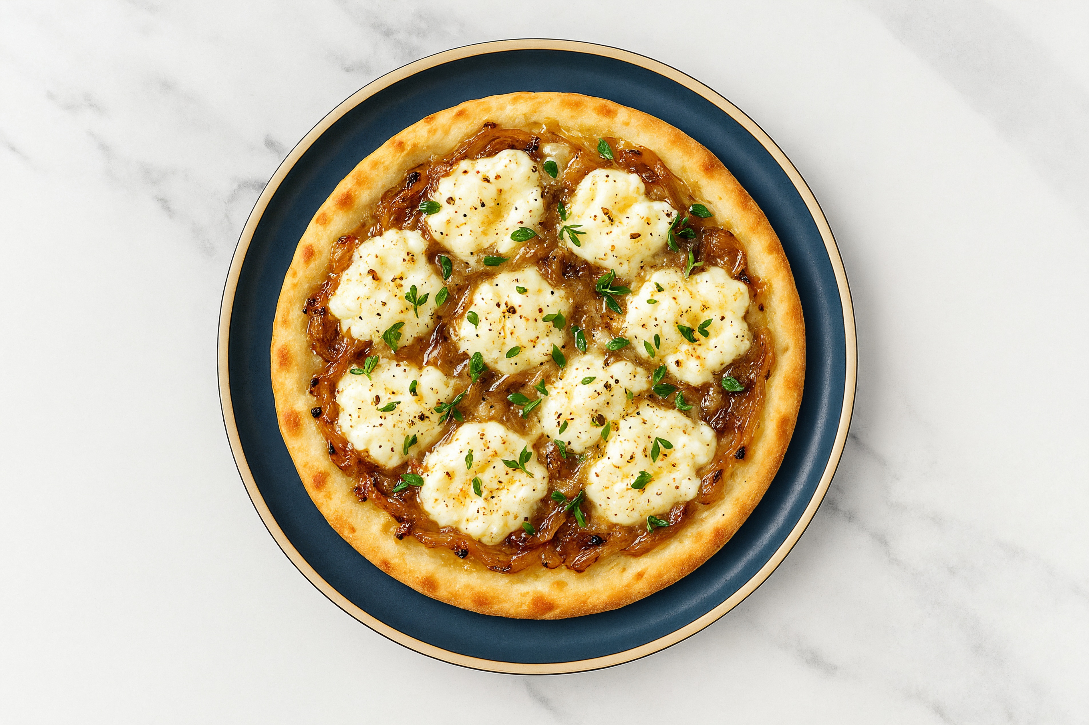 Caramelized Onion + Ricotta Gluten-Free Pizza Crusts