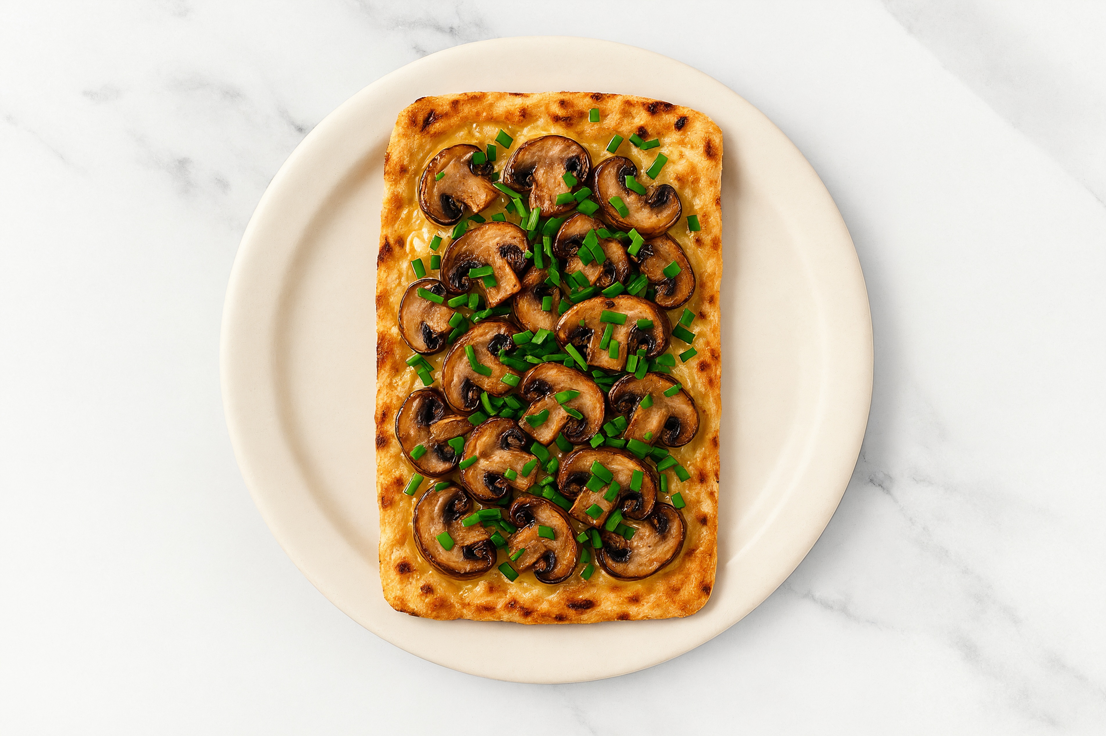 Tarte aux Champignons' Flatbread