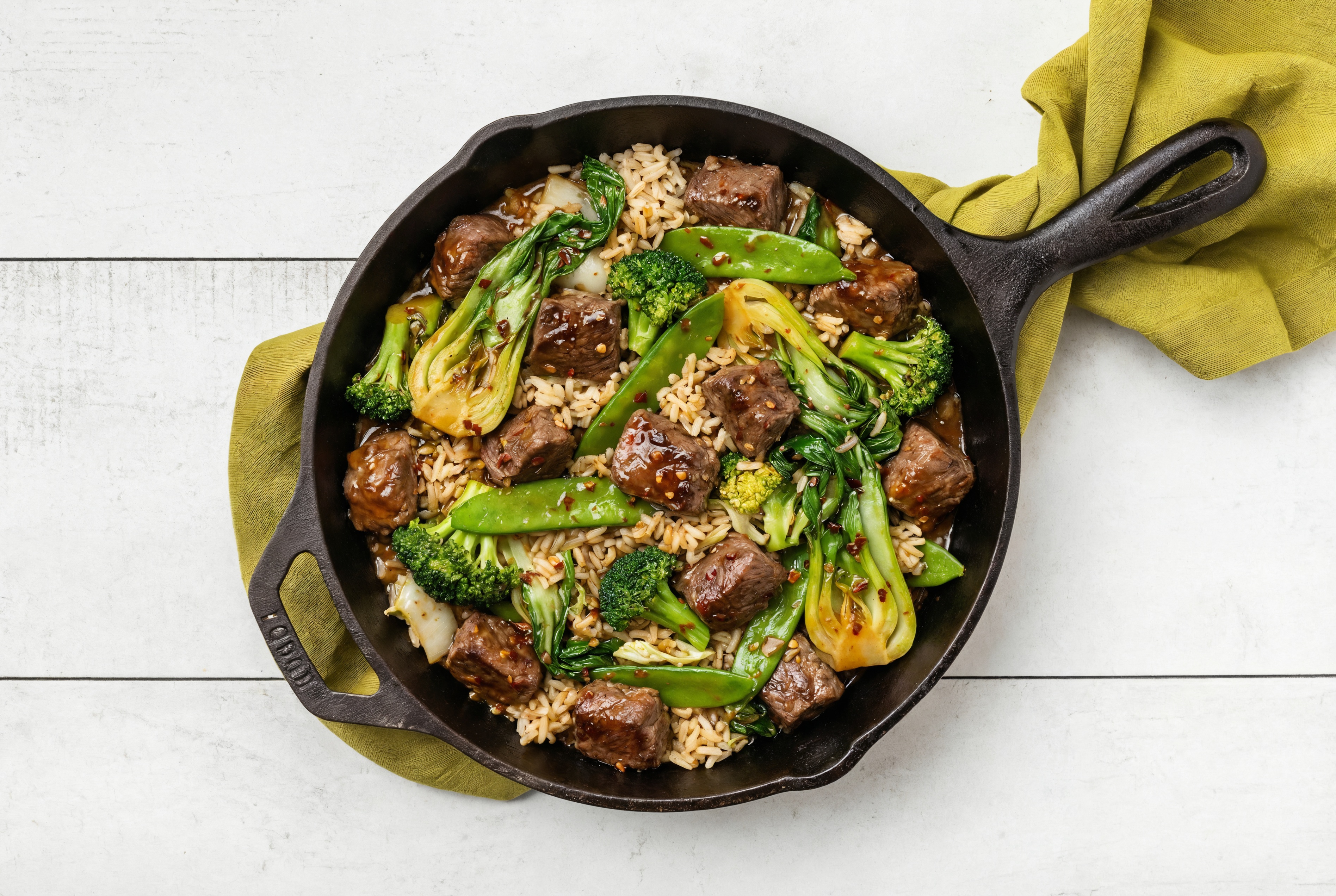 Bison + Bokchoy Stir-Fry