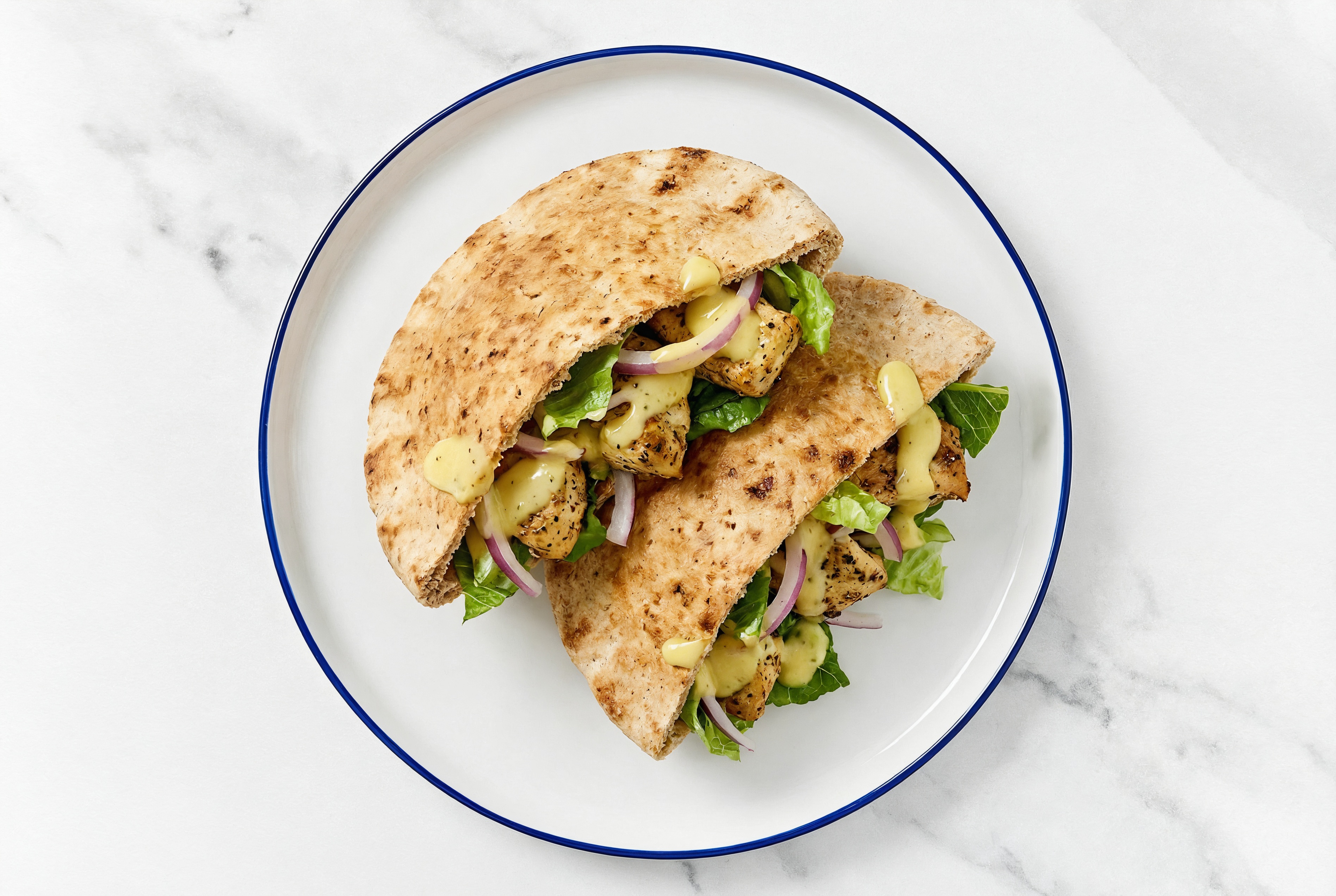 Honey Mustard Chicken Pita