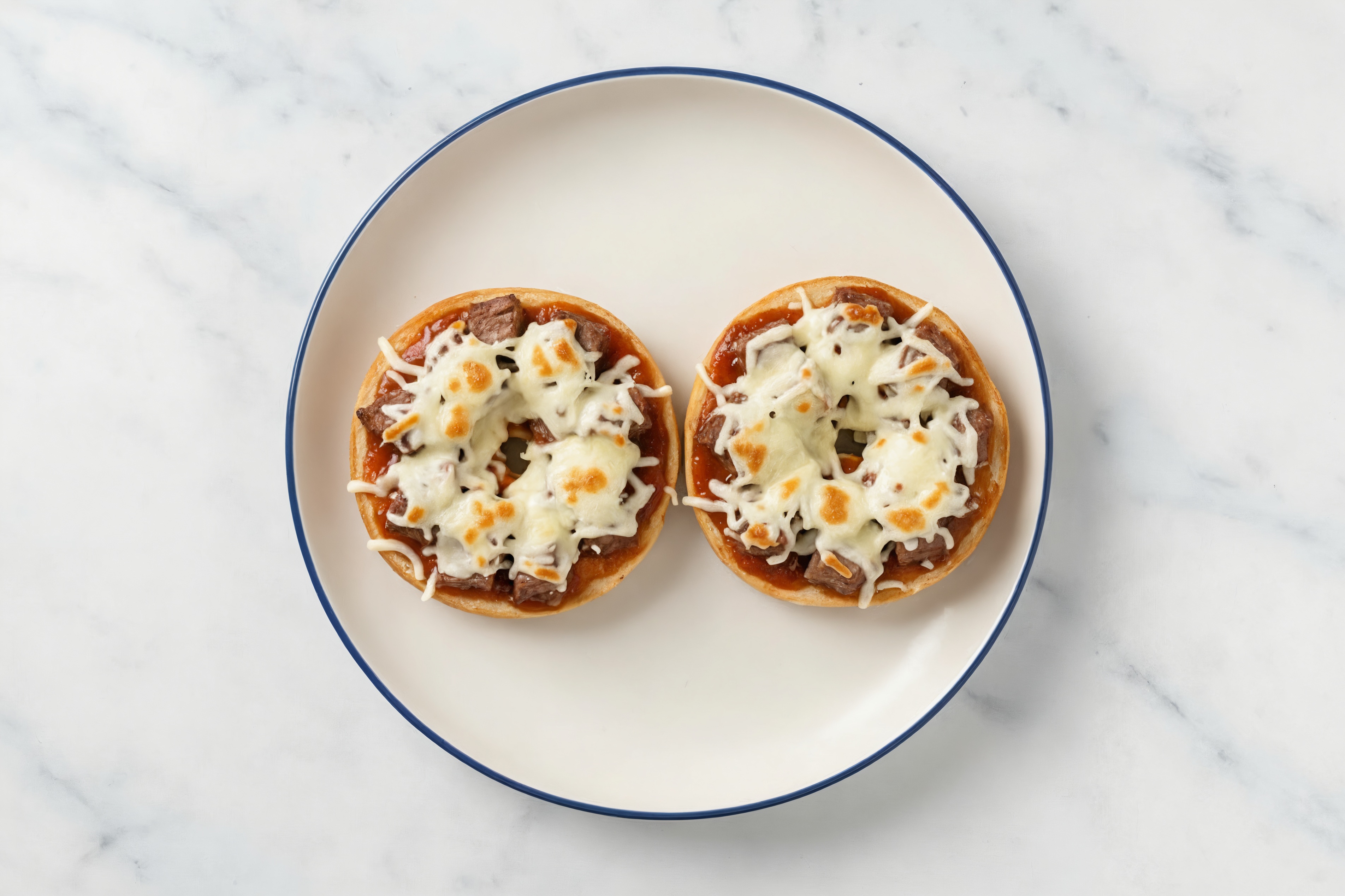 BBQ Sirloin Pizza Gluten-Free Plain Bagels