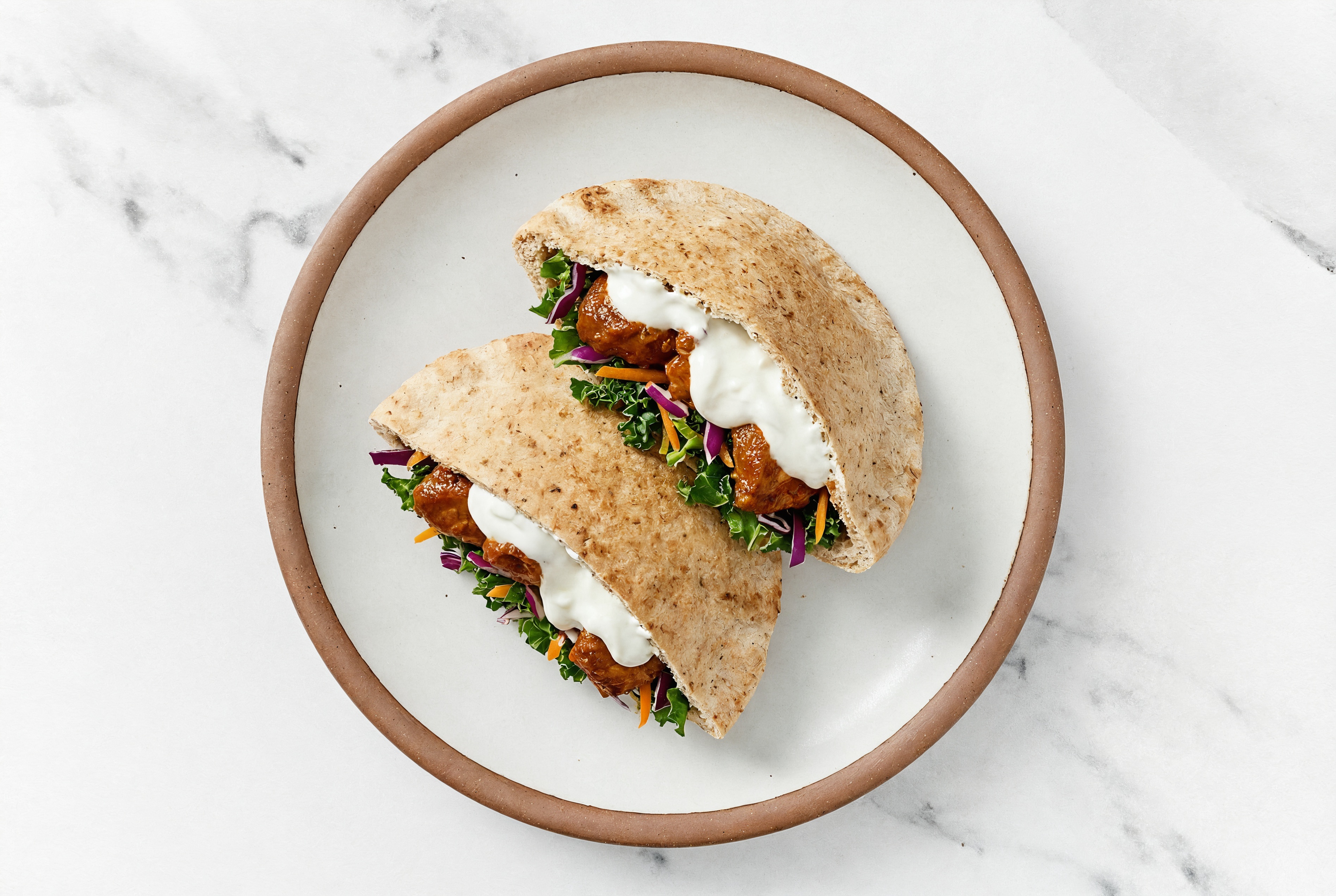 Rainbow Chicken Tandoori Whole Grain Pita Pockets