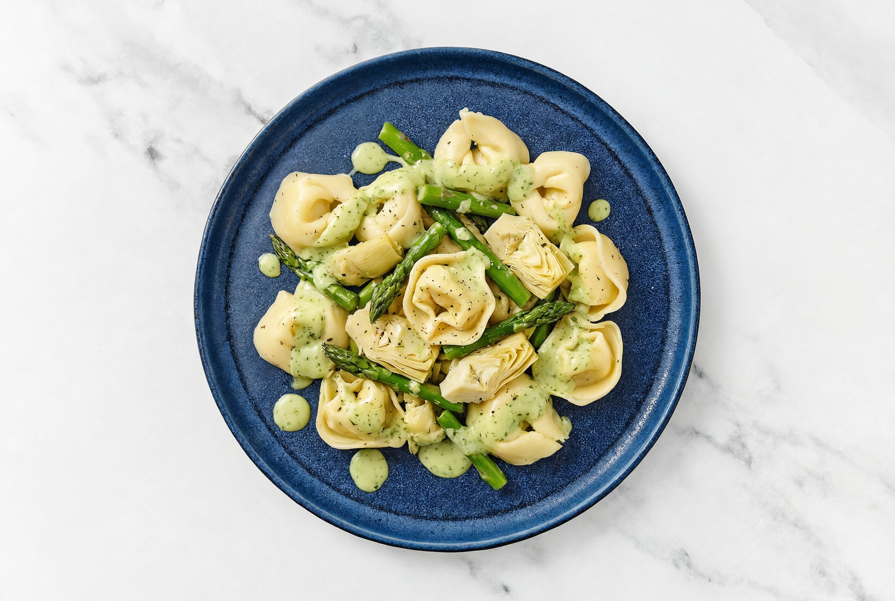 Green Goddess Artichoke + Asparagus Tortelloni