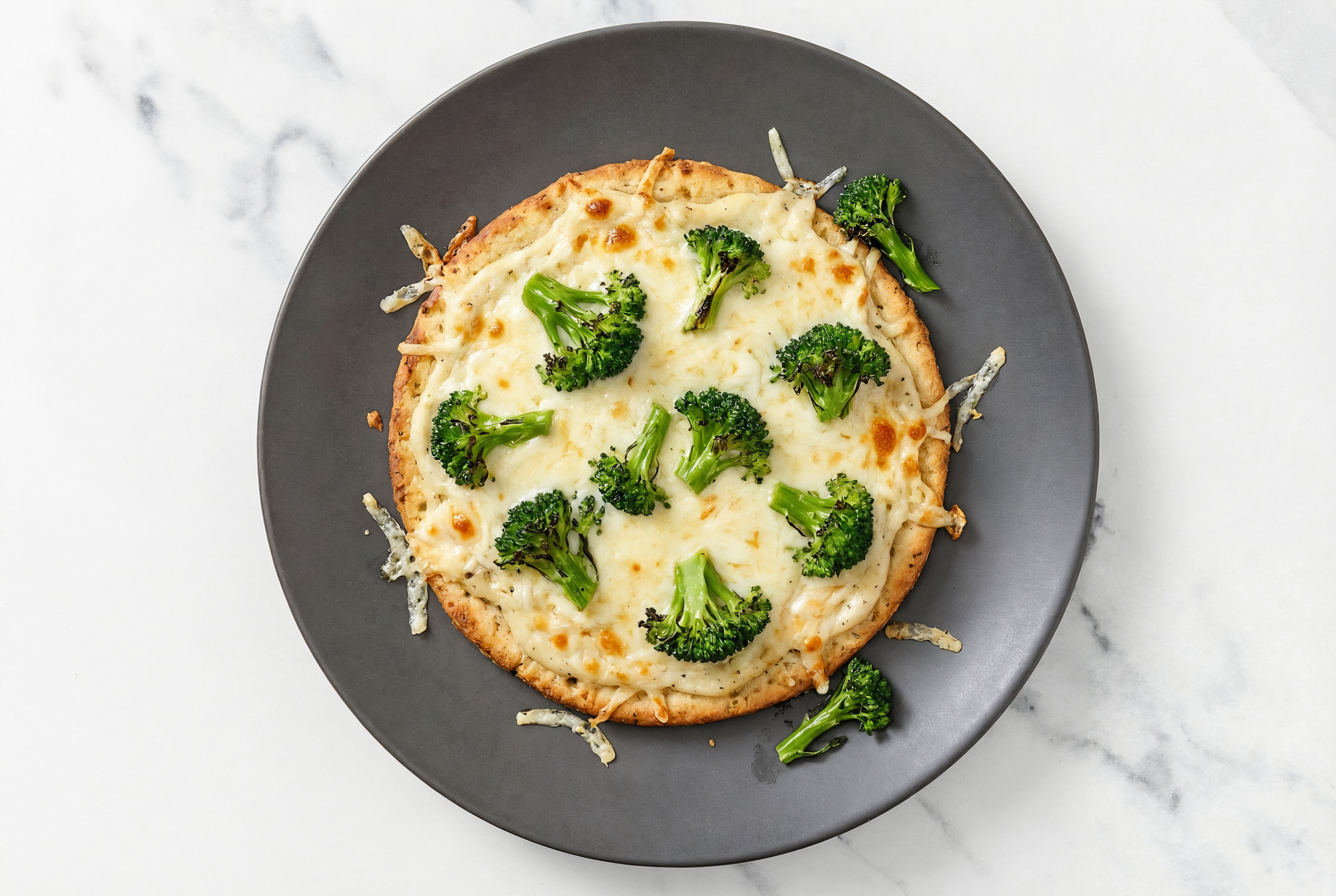 Broccoli Alfredo Gluten-Free Pizza Crusts