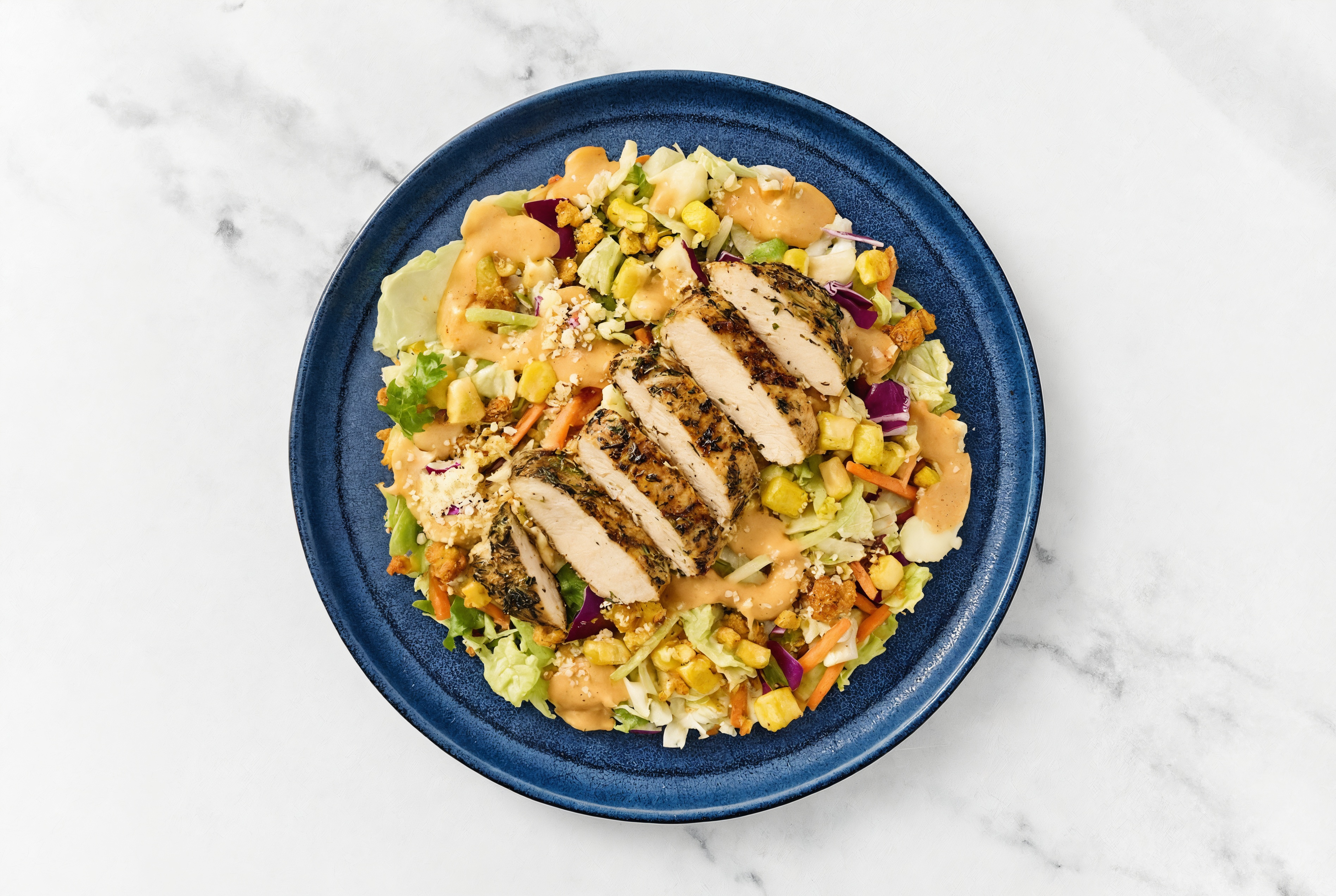 5-Minute Mediterranean Grilled Chicken Breast Street Corn Salad