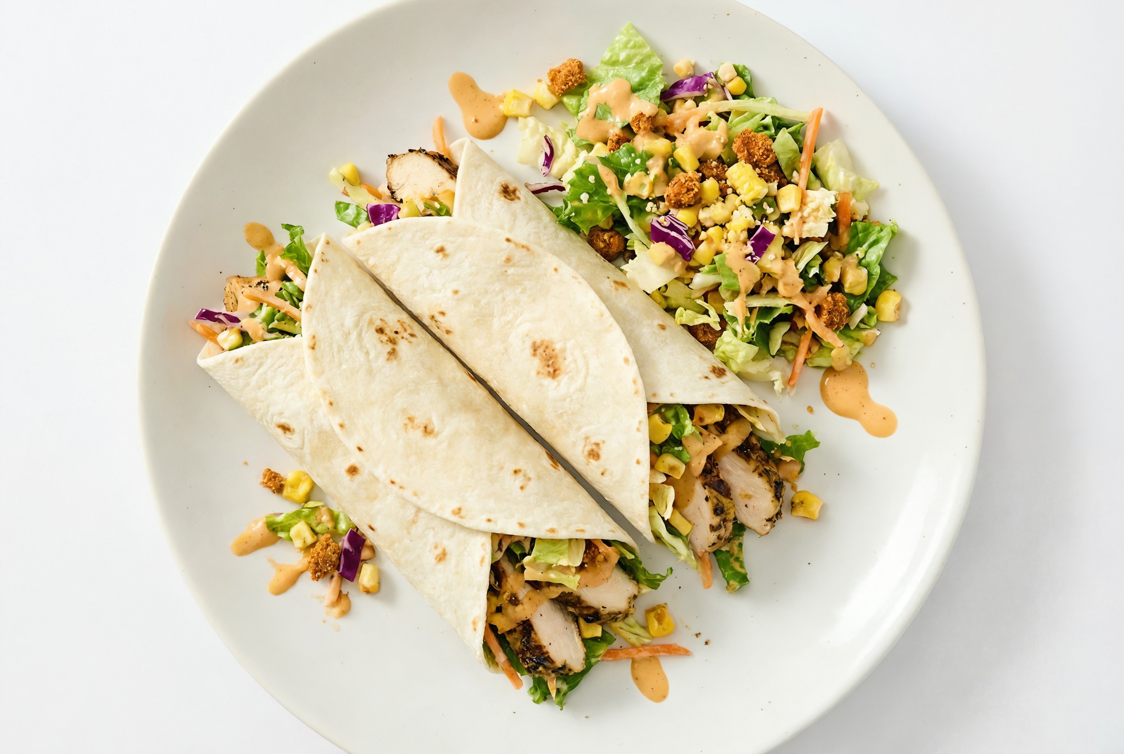 Street Corn Mediterranean Grilled Chicken Breast Wraparito