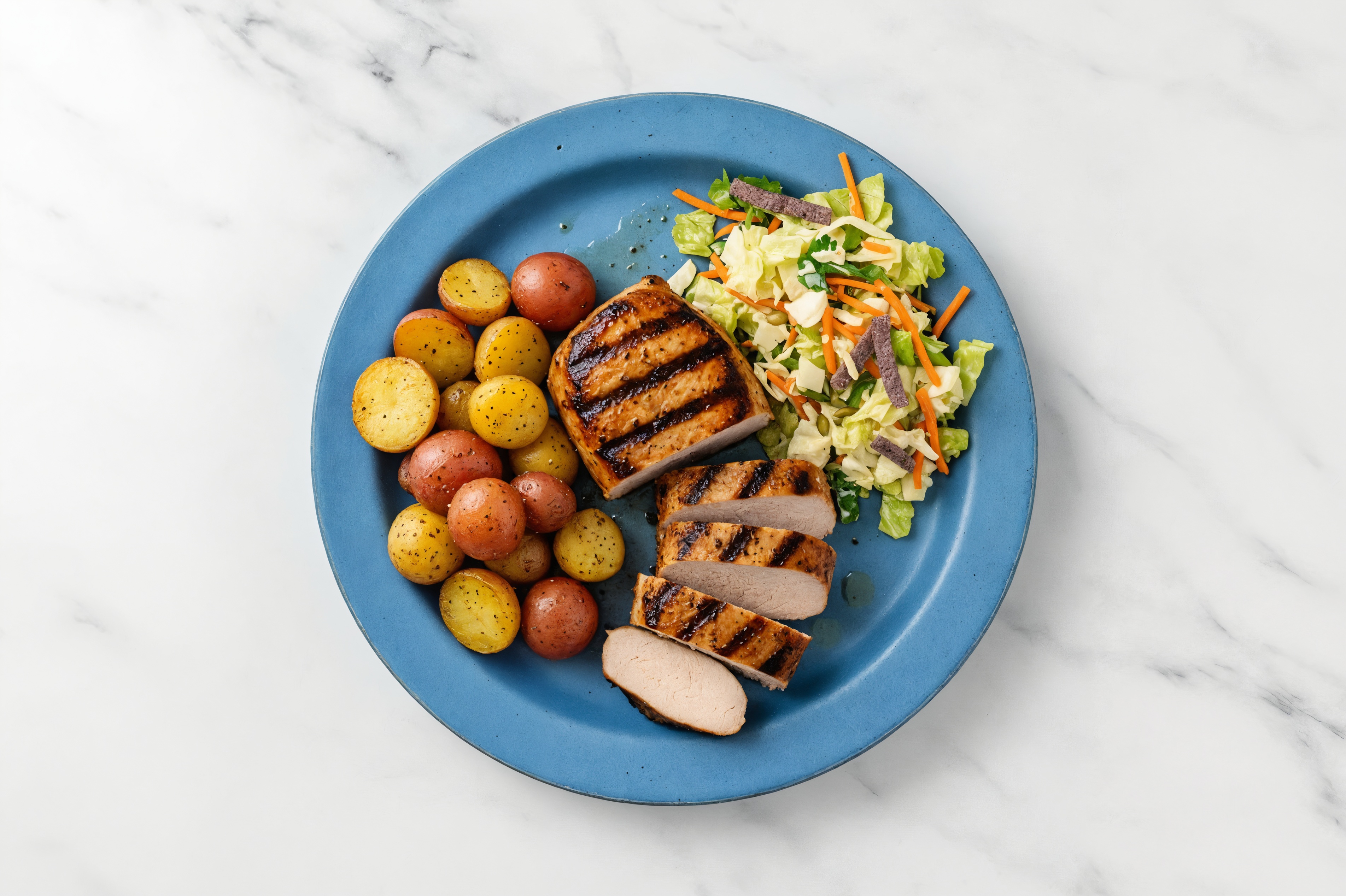 Grilled Pork Tenderloin + Southwest Chopped Salad