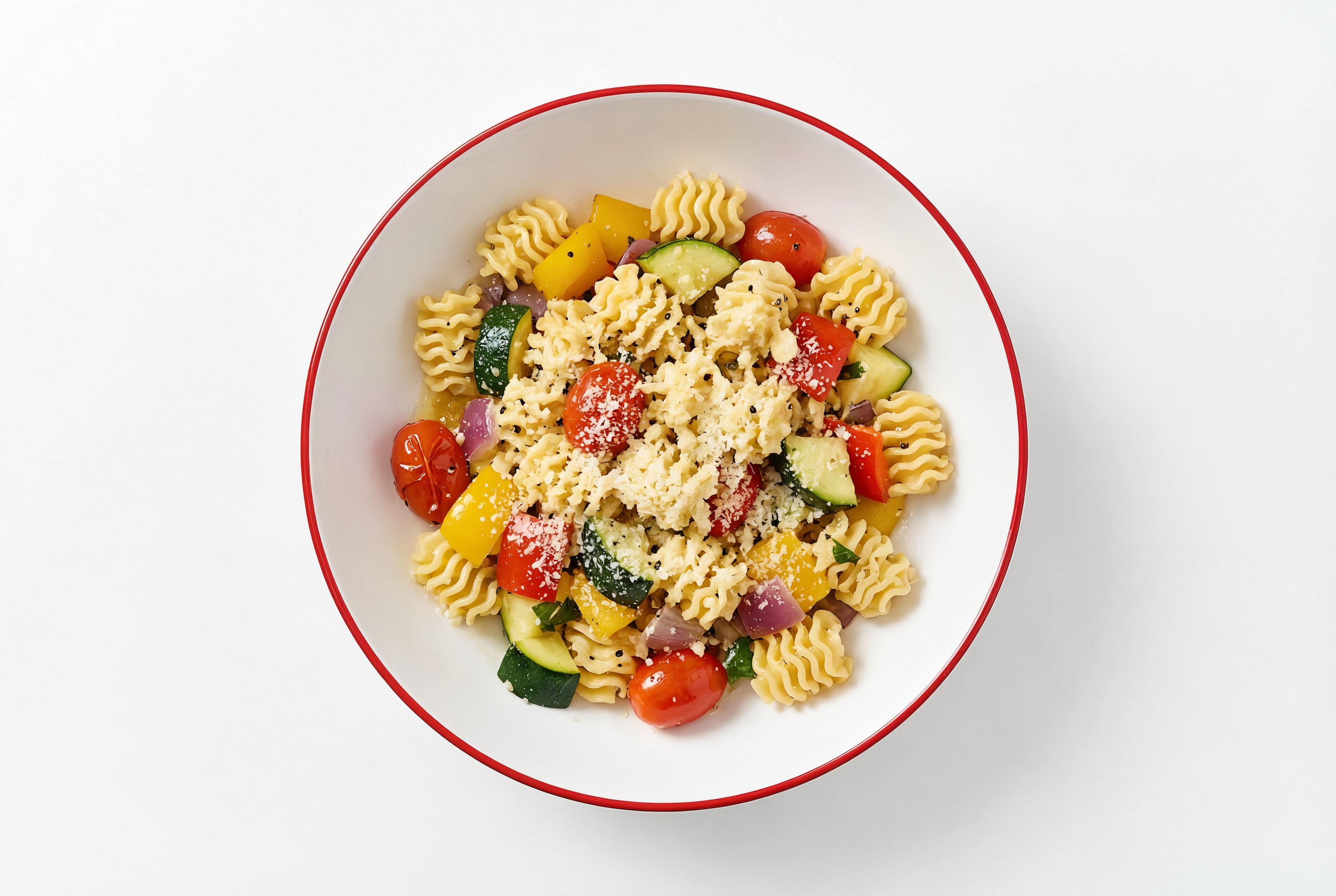 Buttery Summer Veggie Protein Pasta