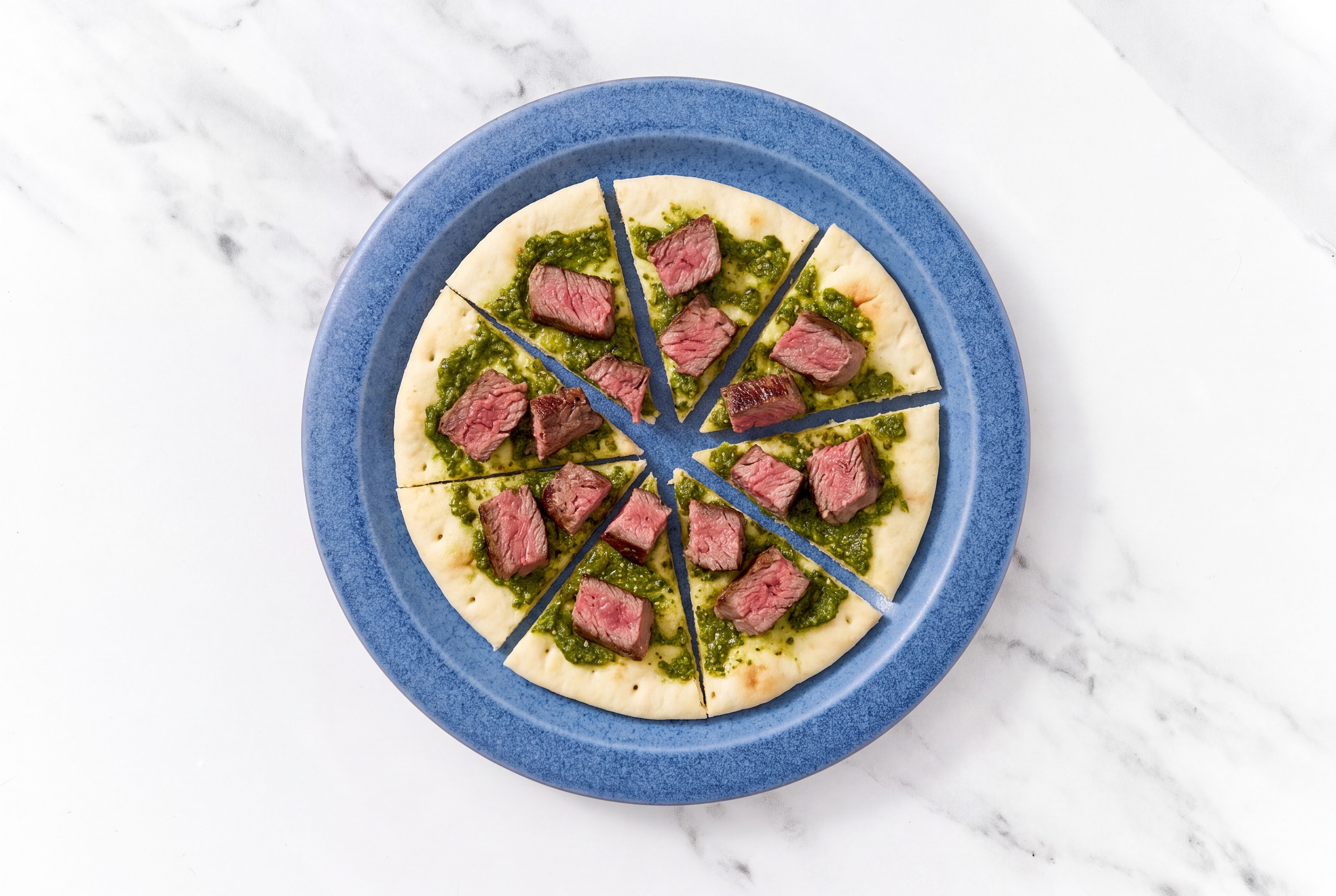 Herby Sirloin Gluten Free Pizza Flatbread