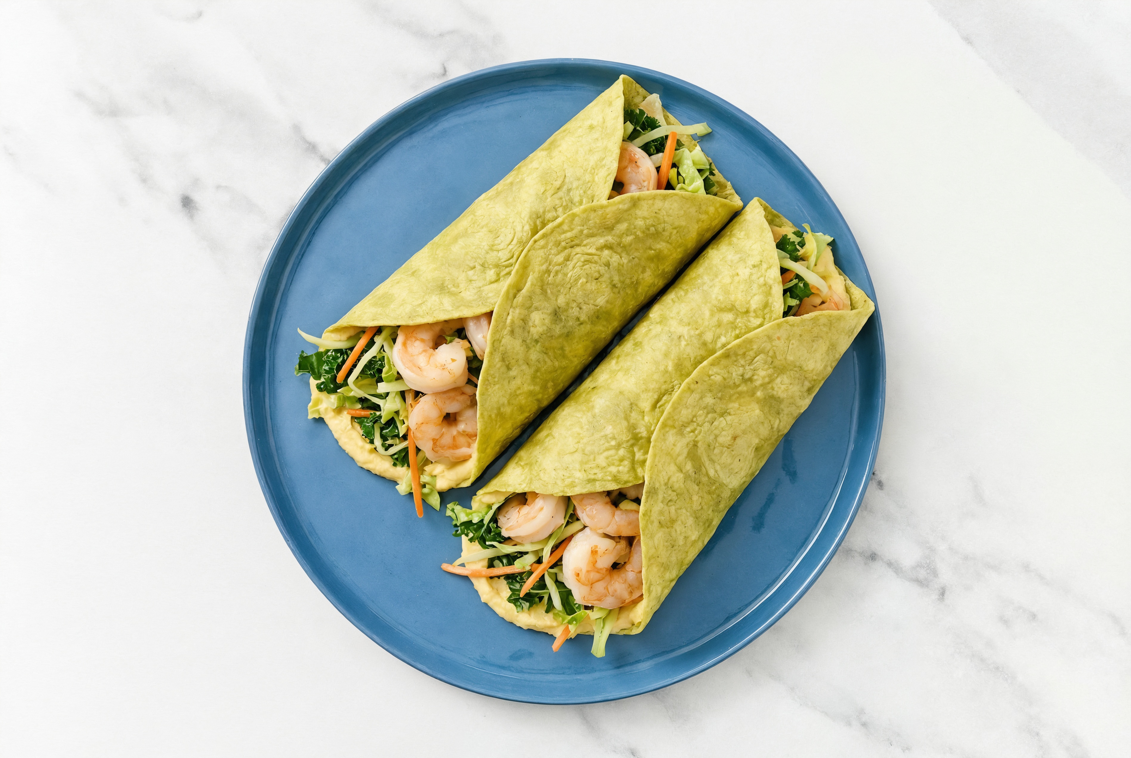 Shrimp + Hummus Wrap