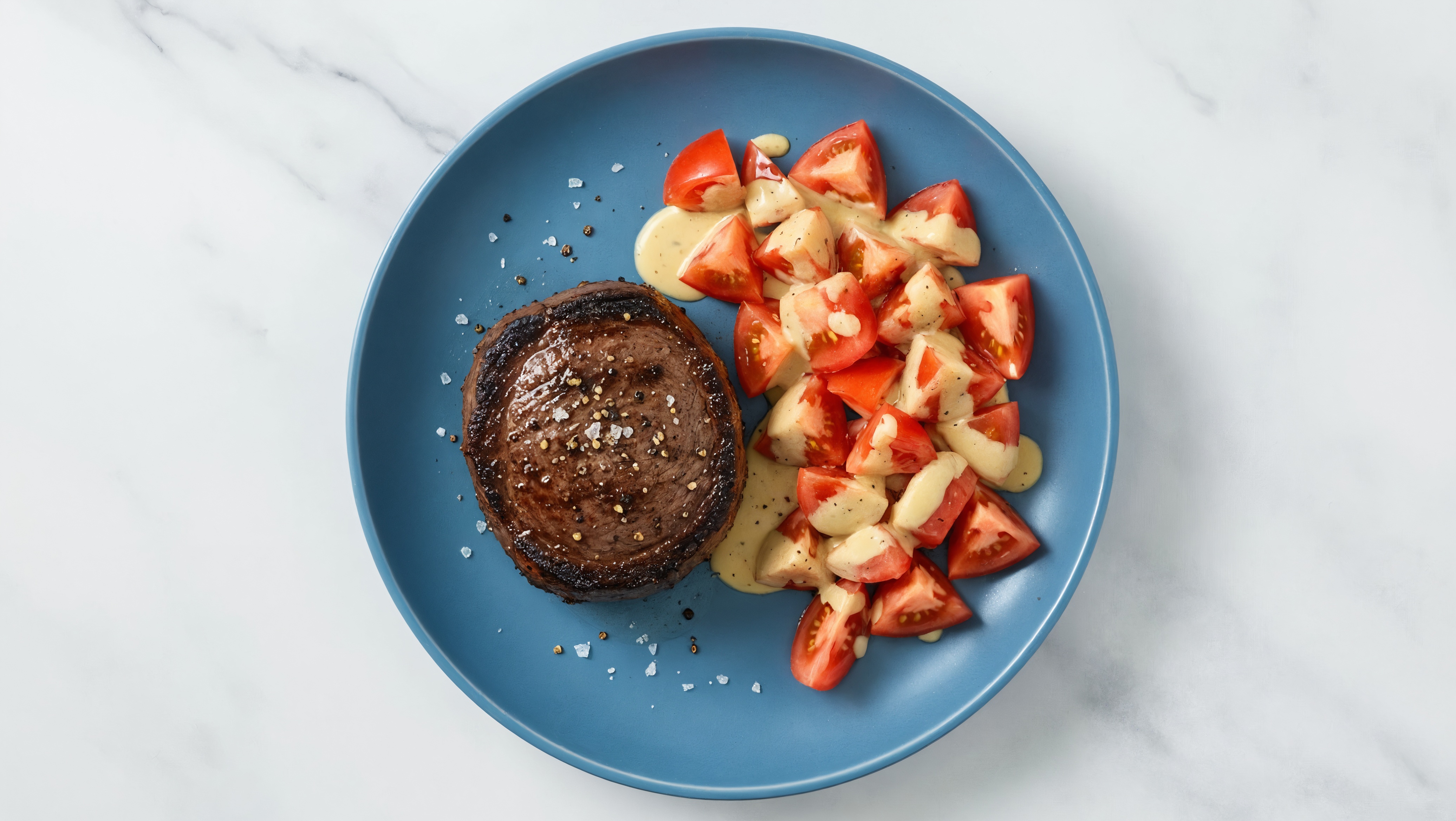 Filet Mignon + Beefsteak Tomato Salad