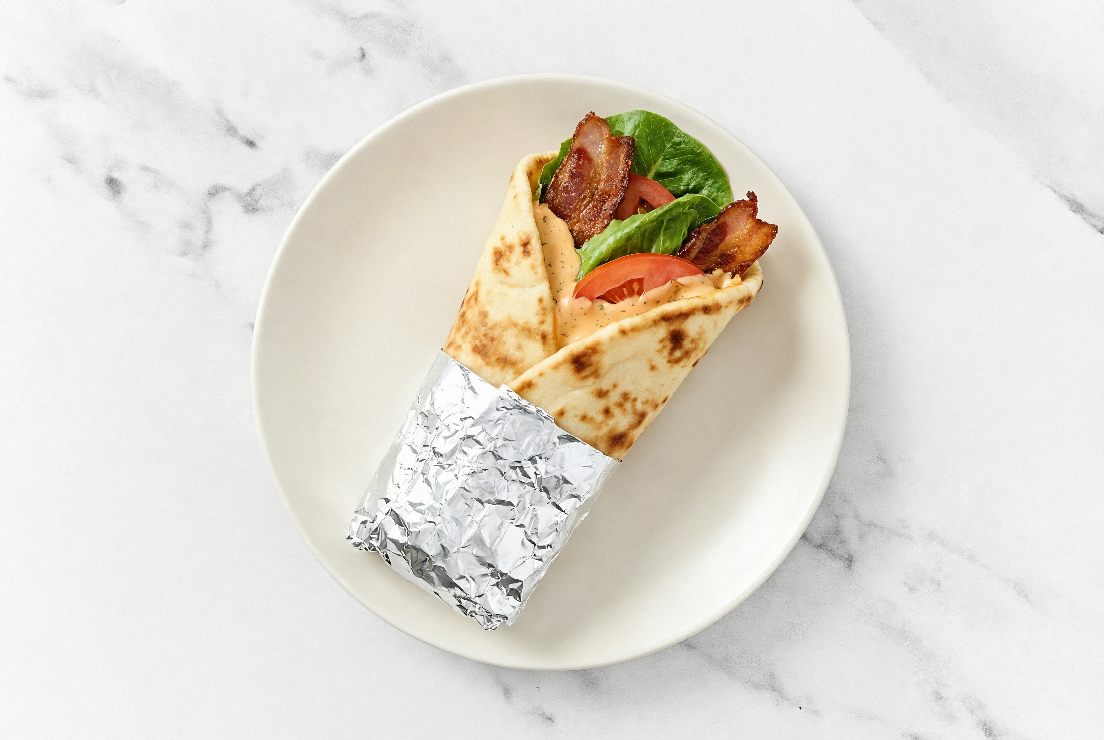 Bacon Buffalo Ranch Gluten Free Pizza Wrap