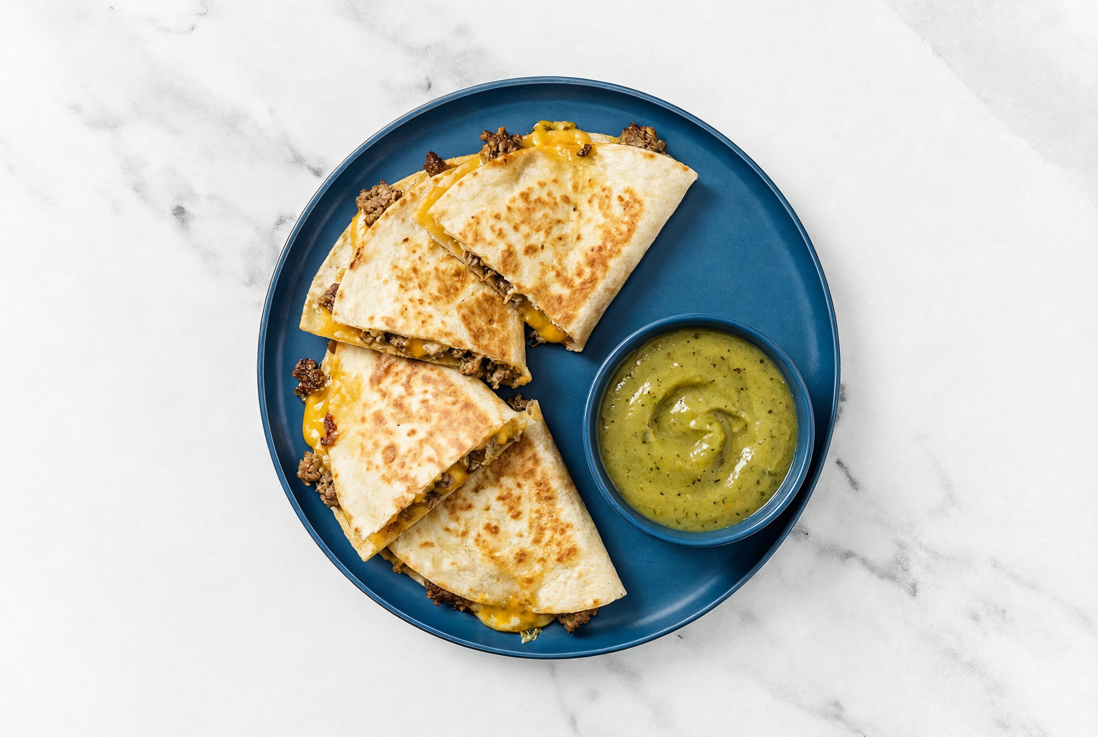 Savory Spicy Lamb Quesadillas