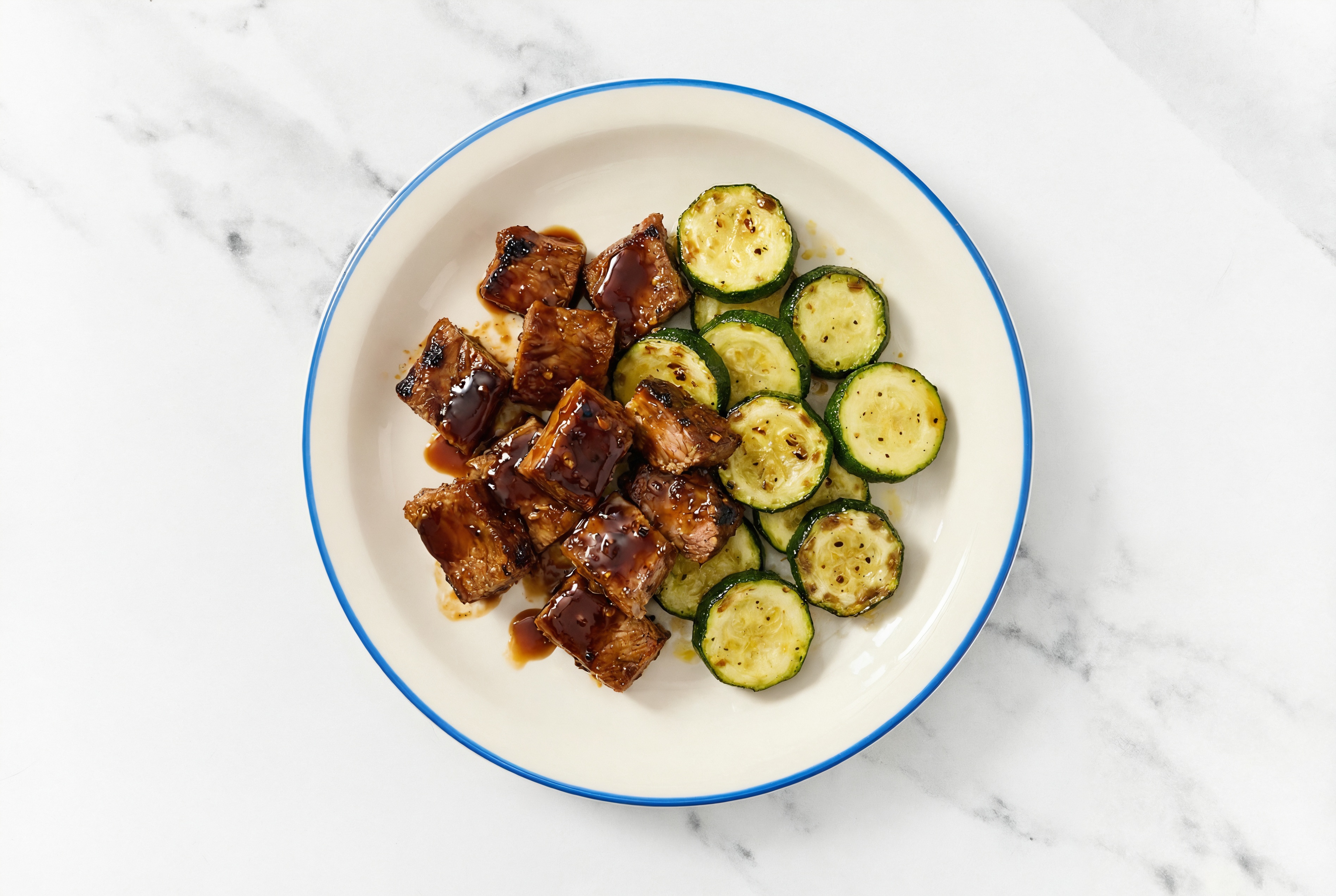 Teriyaki Baked Flank & Zucchini