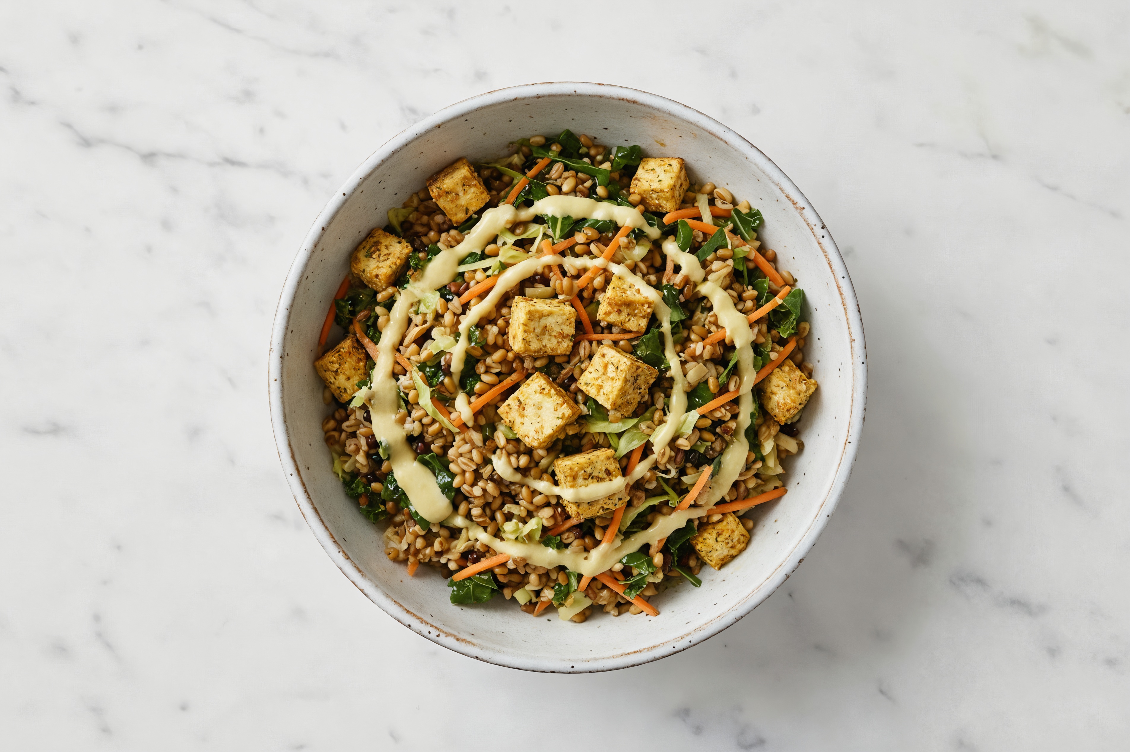 Super Savory Tofu Grain Bowl