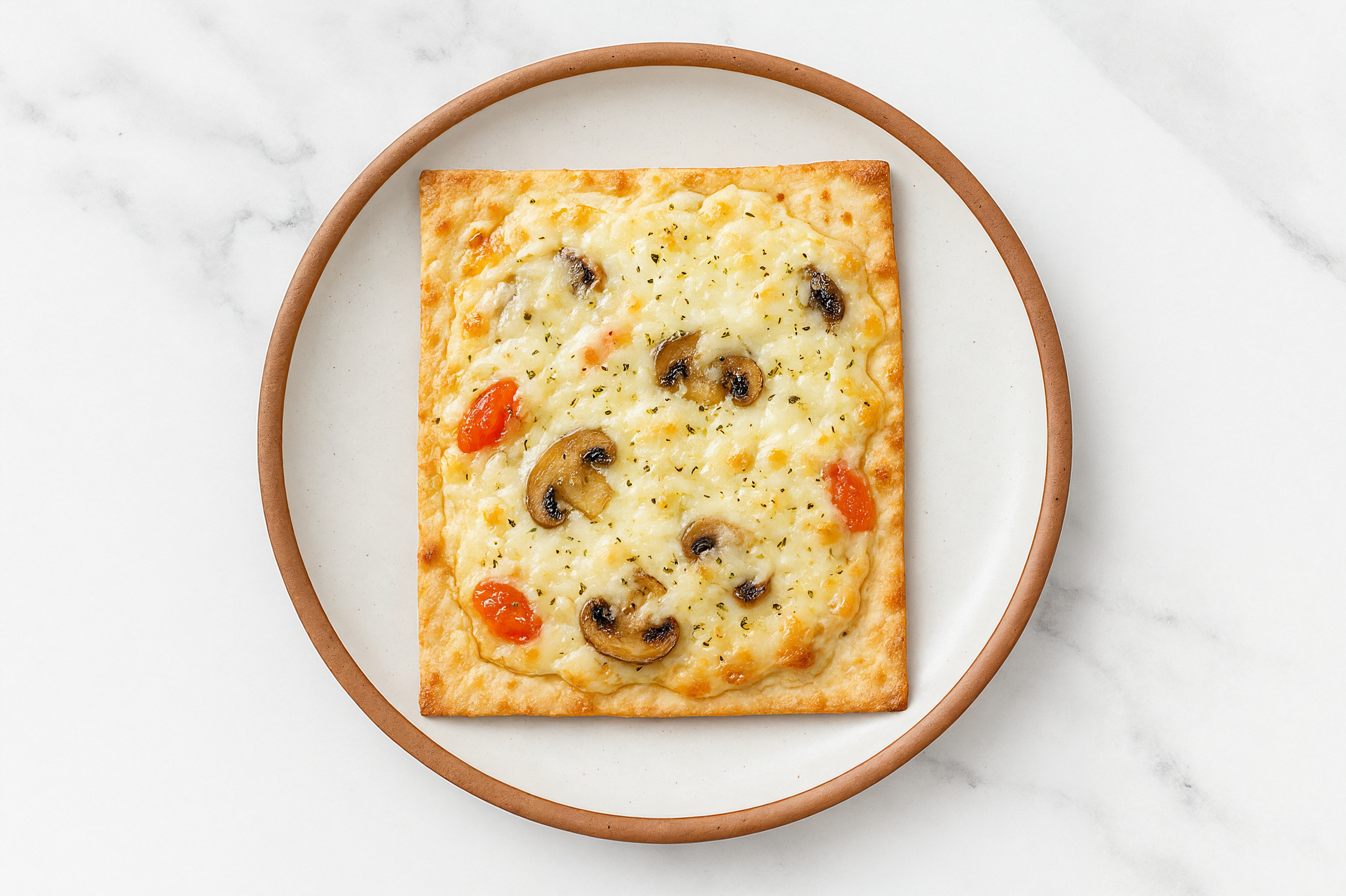 Cheezy Mushroom Lavash Pizza