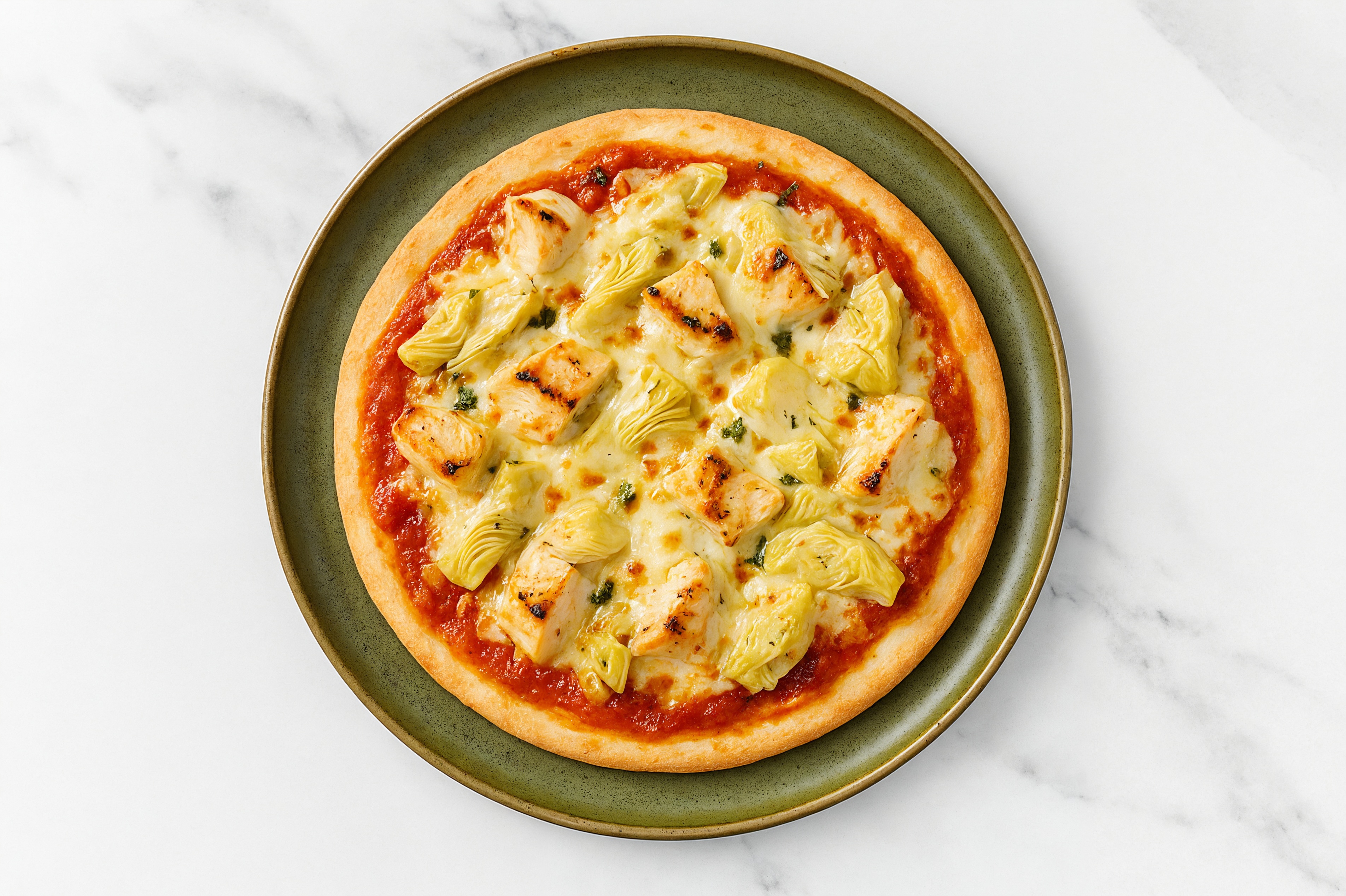 Classic Grilled Chicken + Artichoke Gluten-Free Pizza