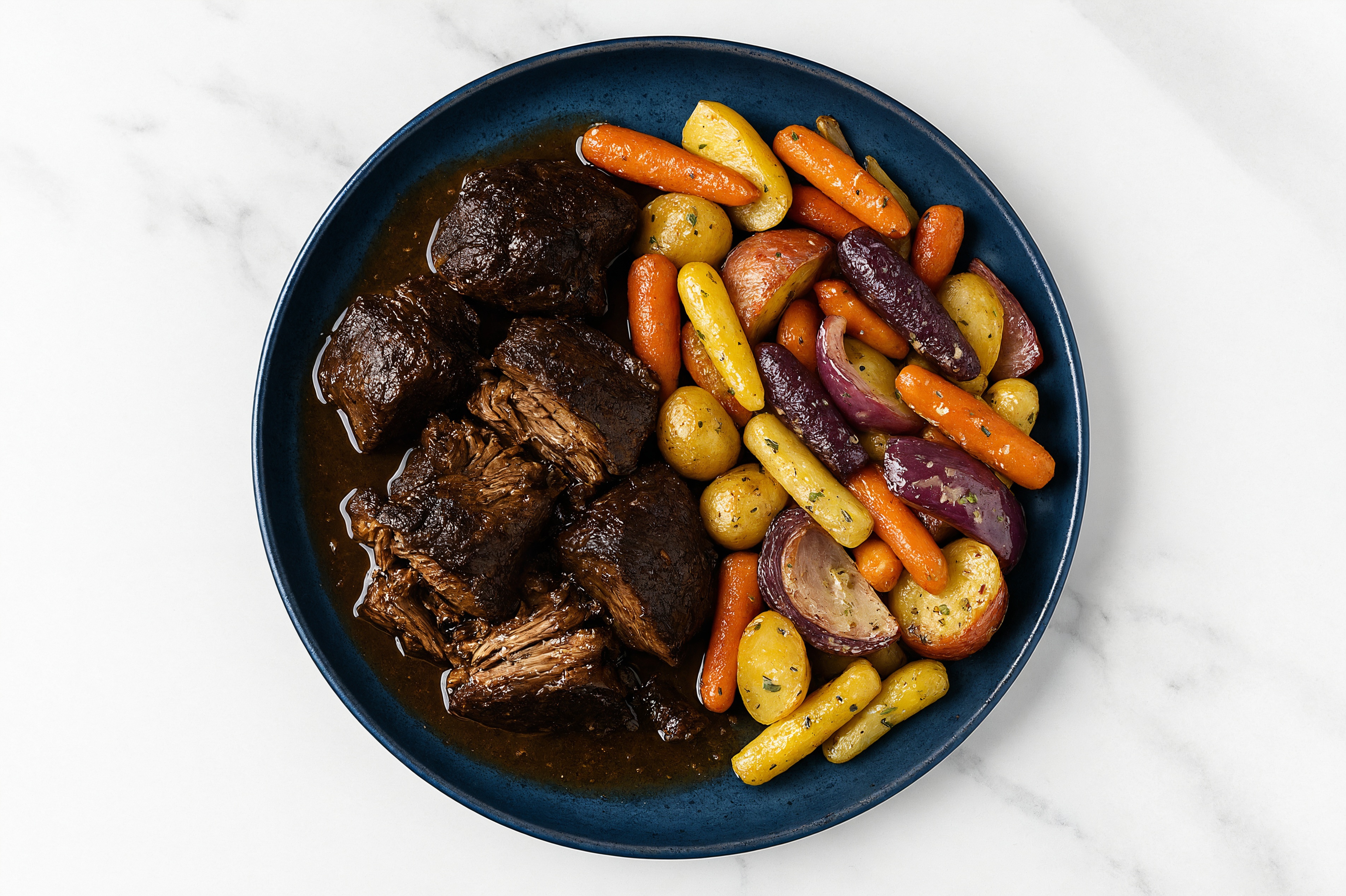 Zesty Beef Short Ribs with Tangy Roast Veggies
