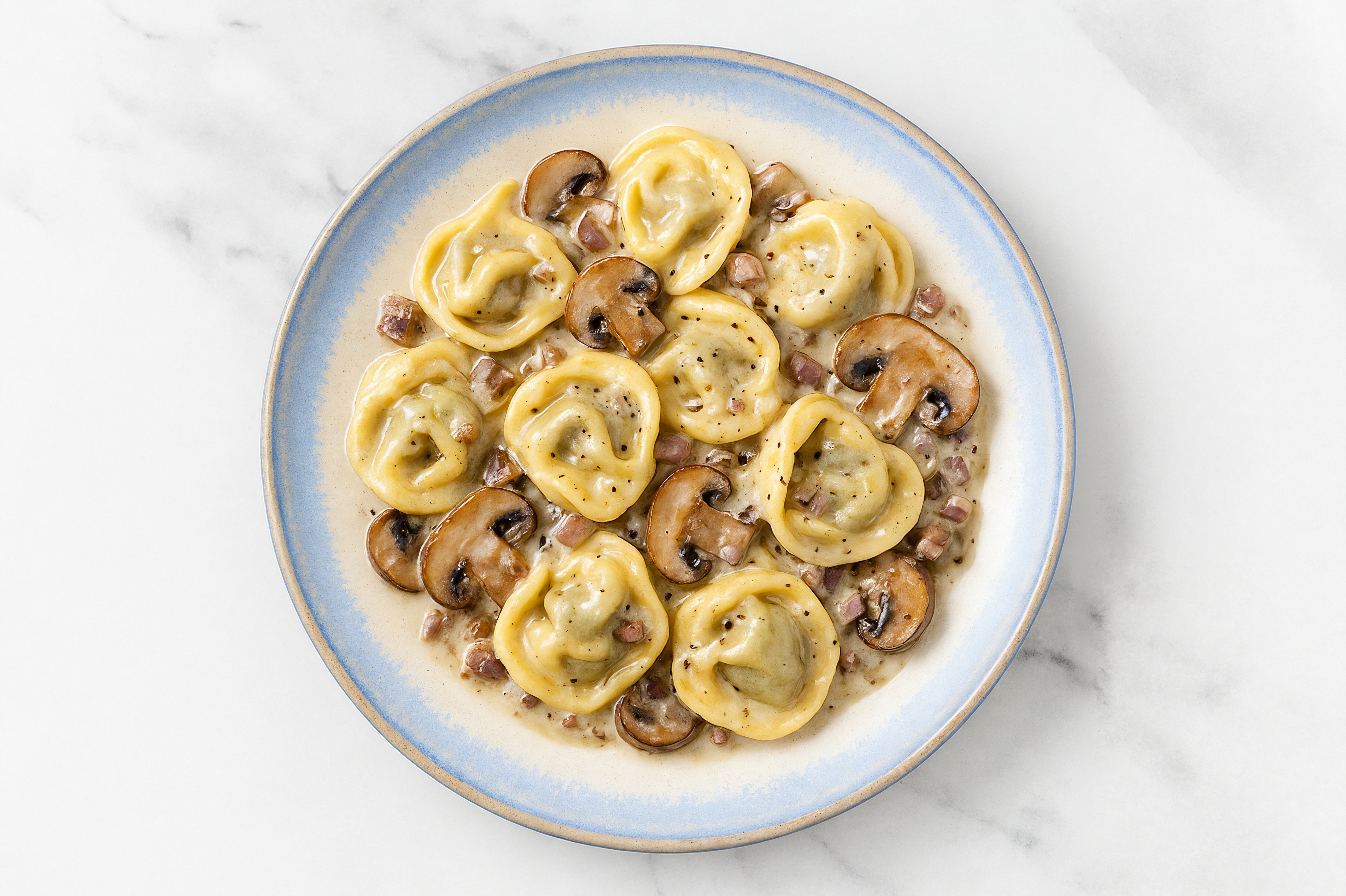 Cheese Tortellini + Mushroom Truffle