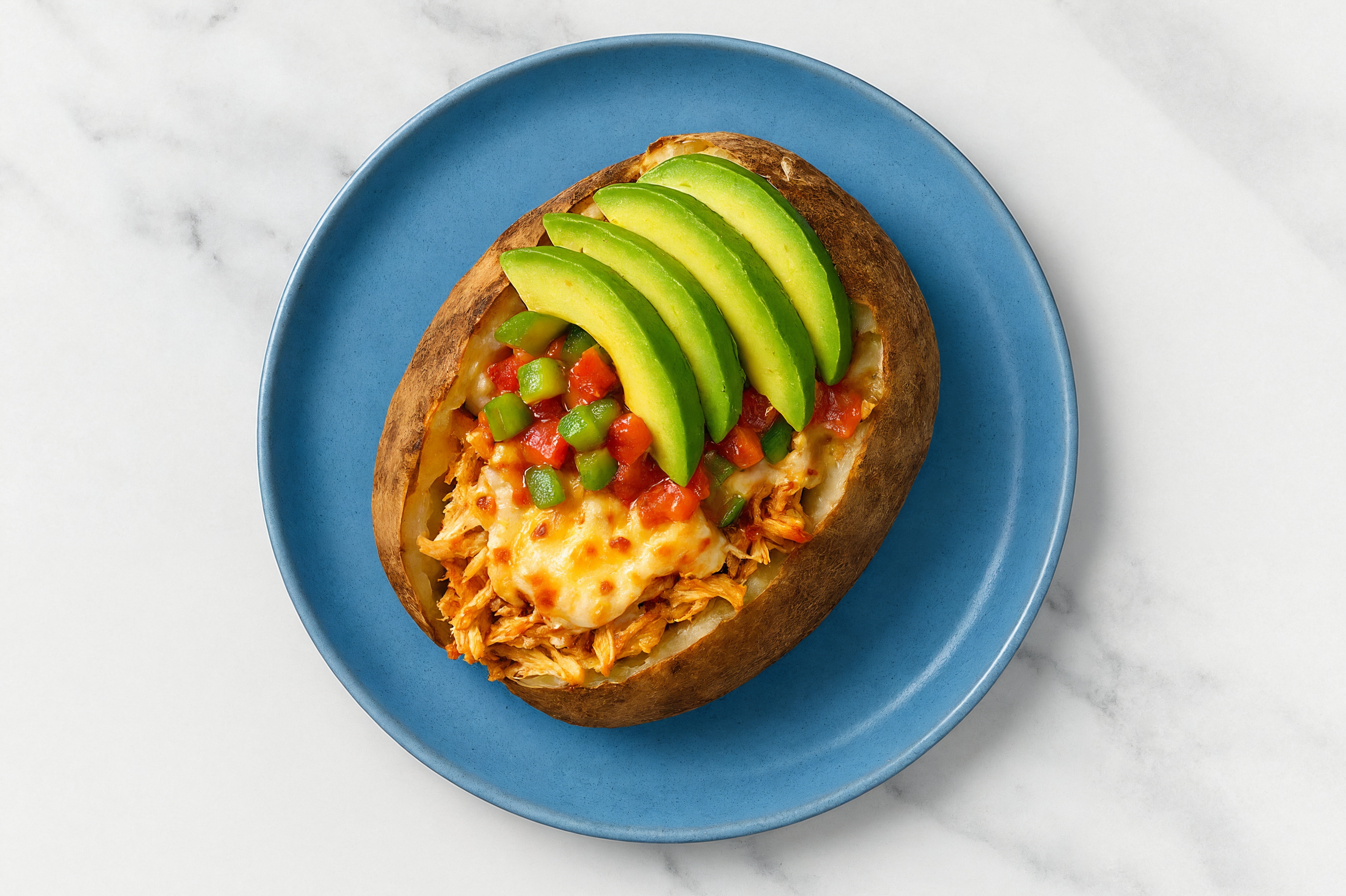 Cheesy Mexican-Inspired Loaded Potato