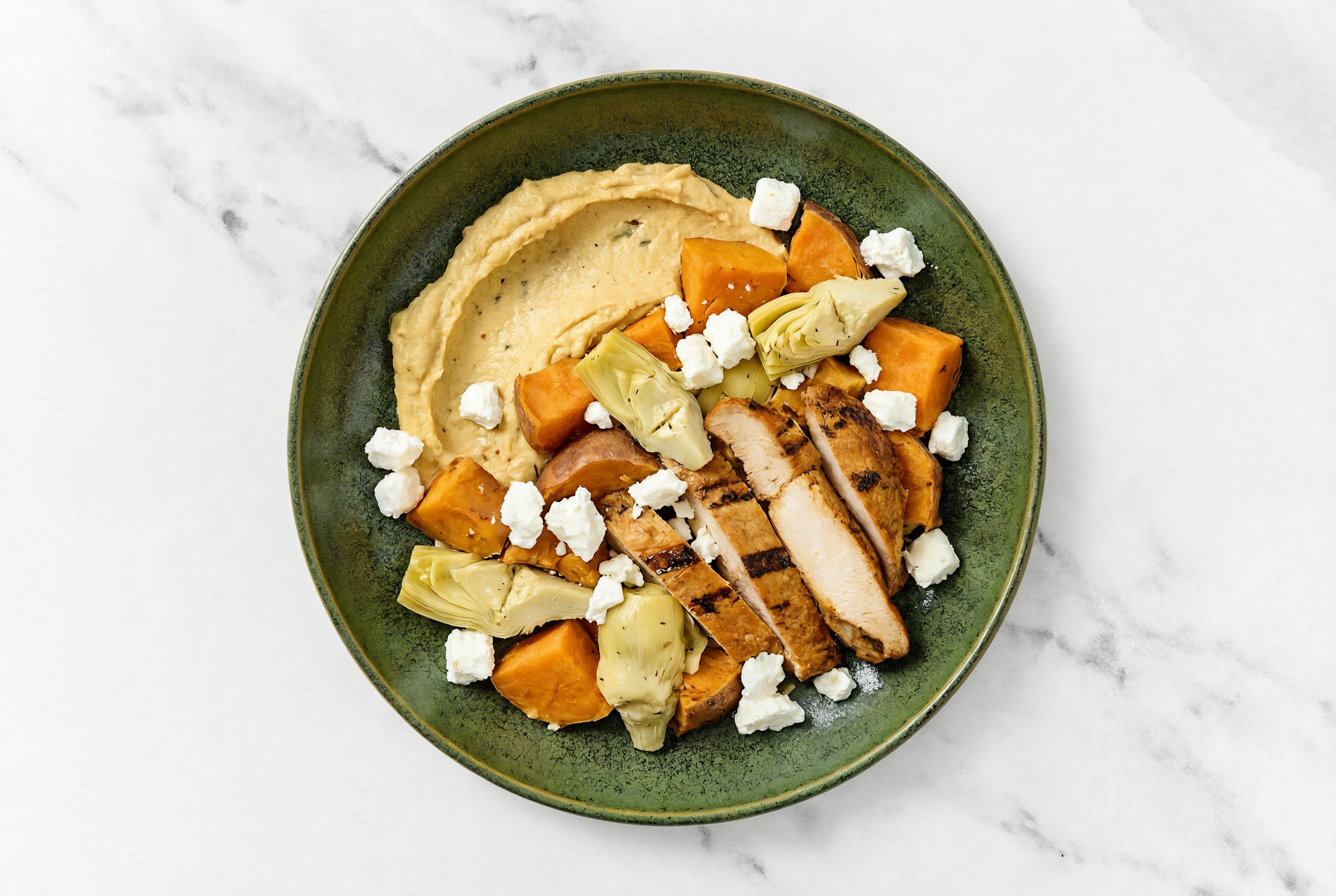 Spicy Chicken + Sweet Potato Harvest Bowl