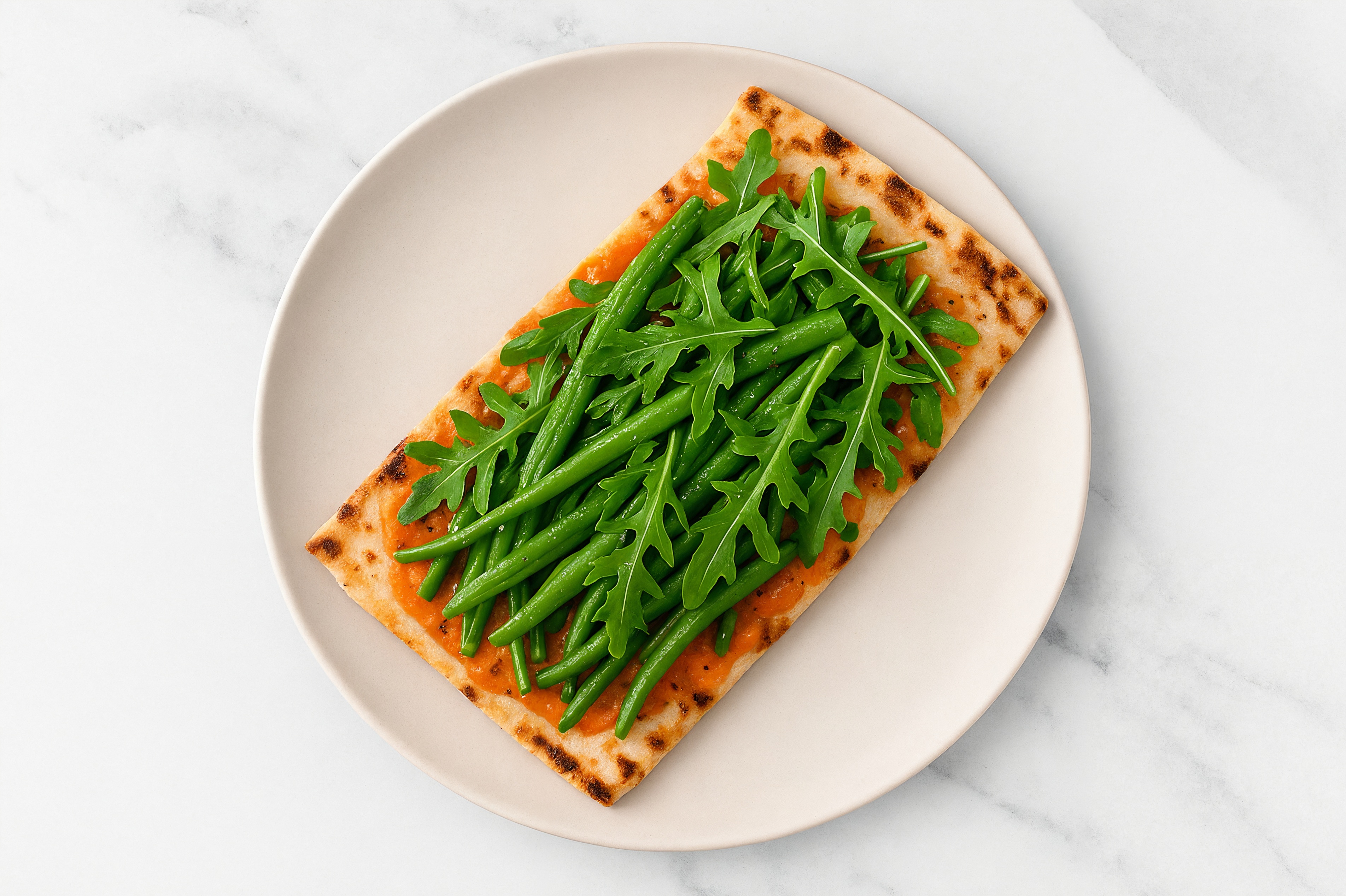 Trimmed Green Beans Veggie Vodka Wood Grilled Pizza Crusts