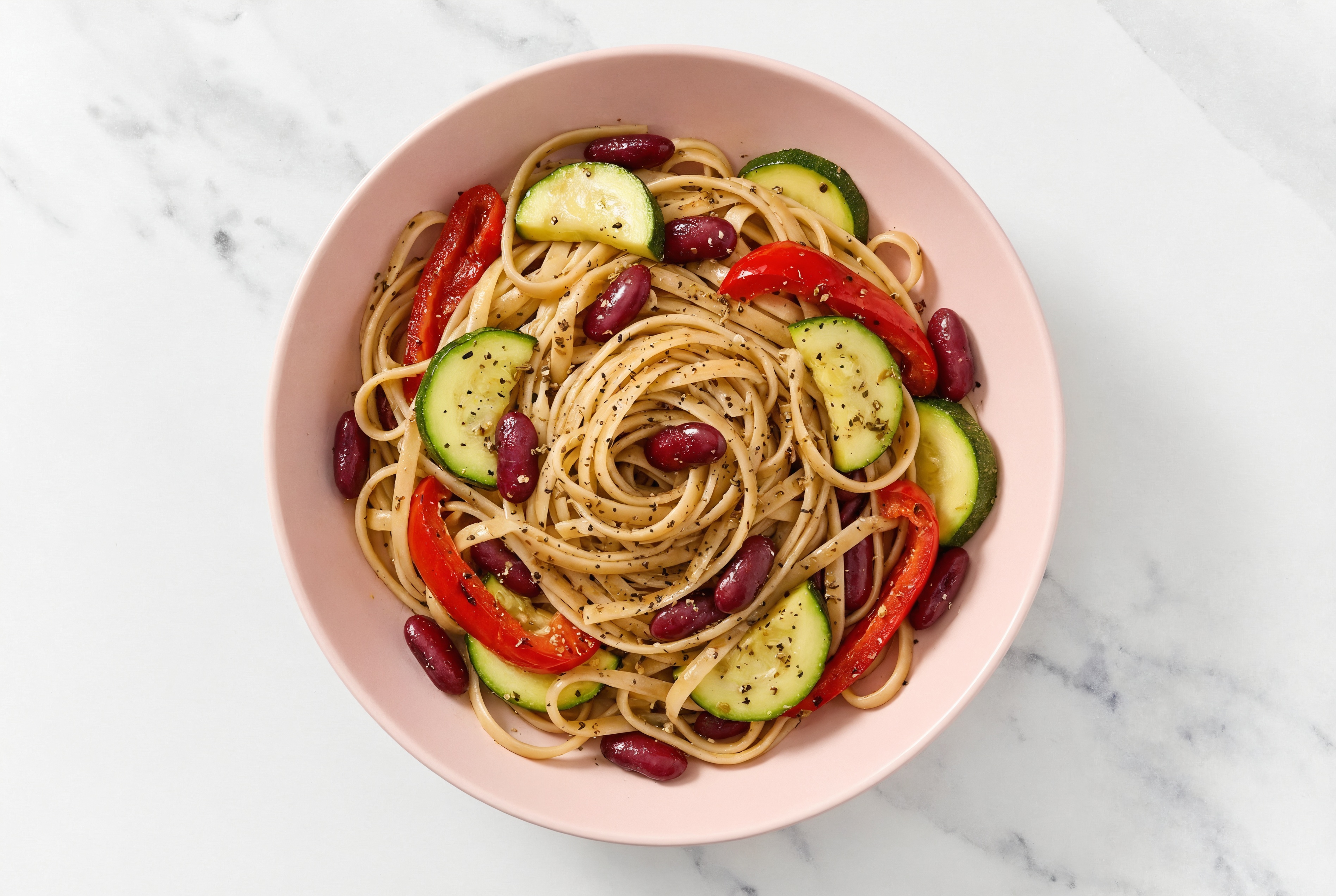  Linguine with Zucchini + Za'atar Flare