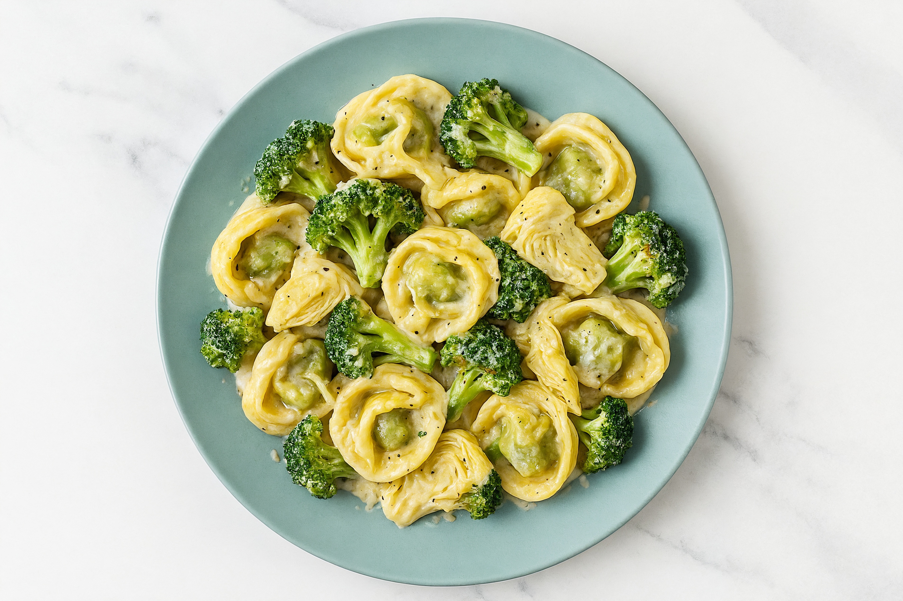 Veggie Antipasti Tortellini Alfredo
