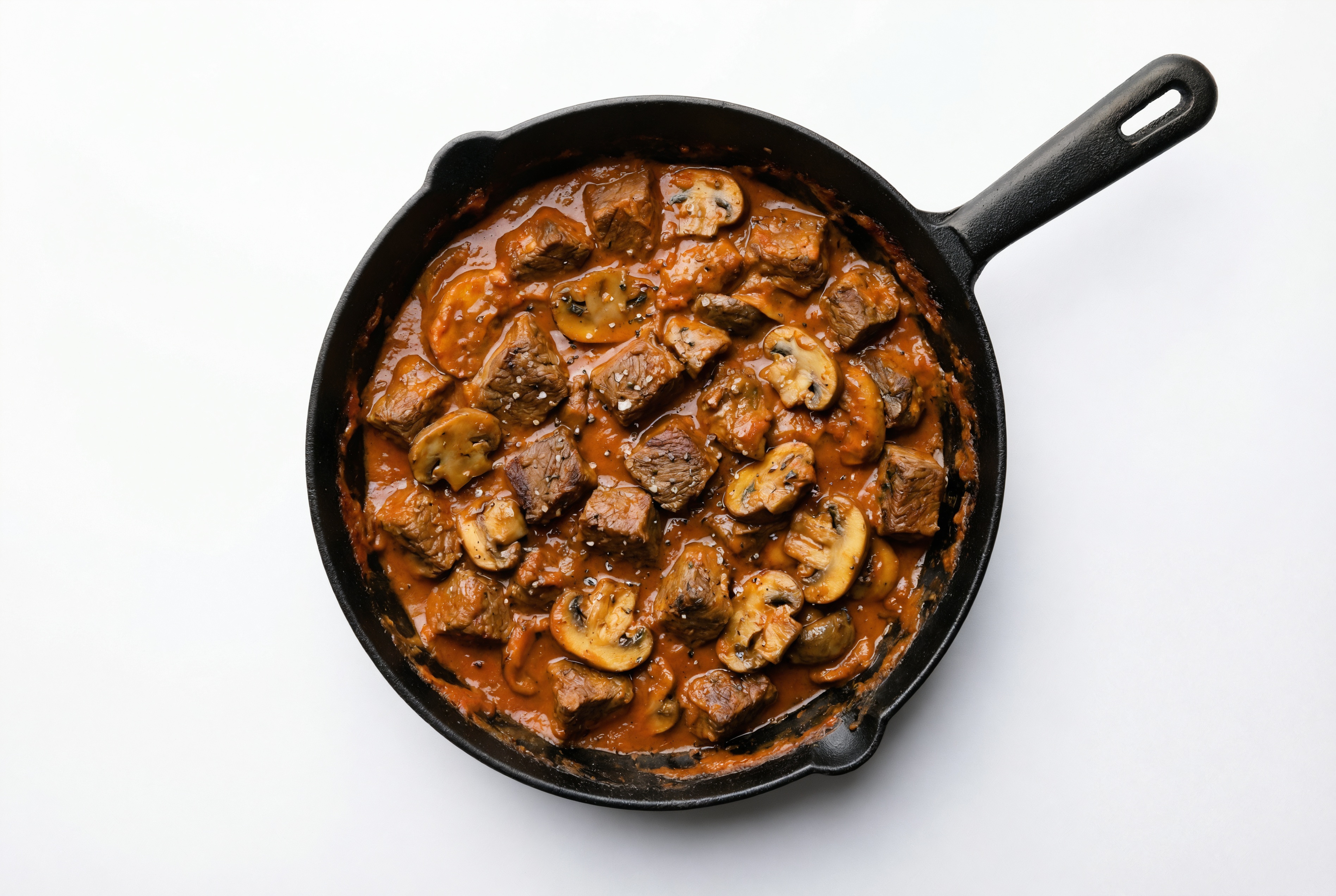 Tikka Masala Sirloin Tip Stir-Fry with Mushrooms