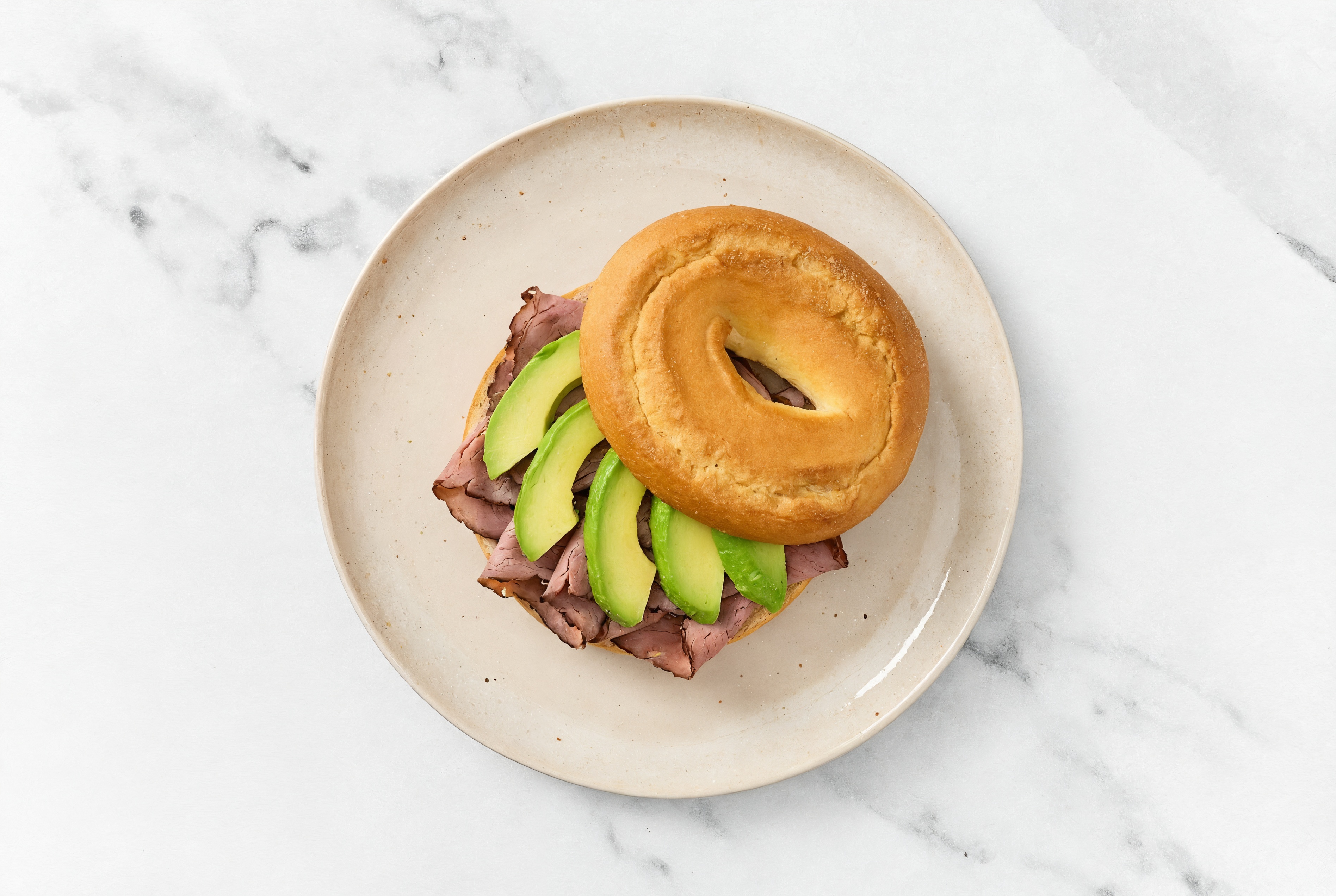 Oven Roast Beef GF Bagel Sandwich