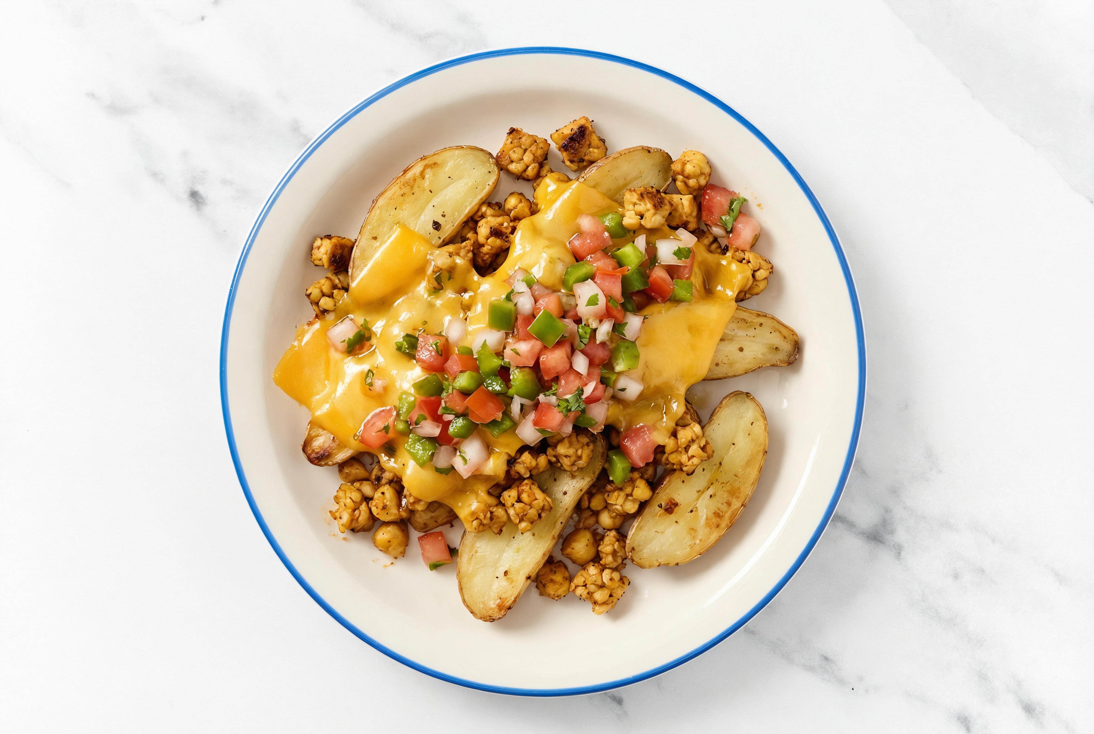 Go-To 'Tempeh'-less Potato Nachos