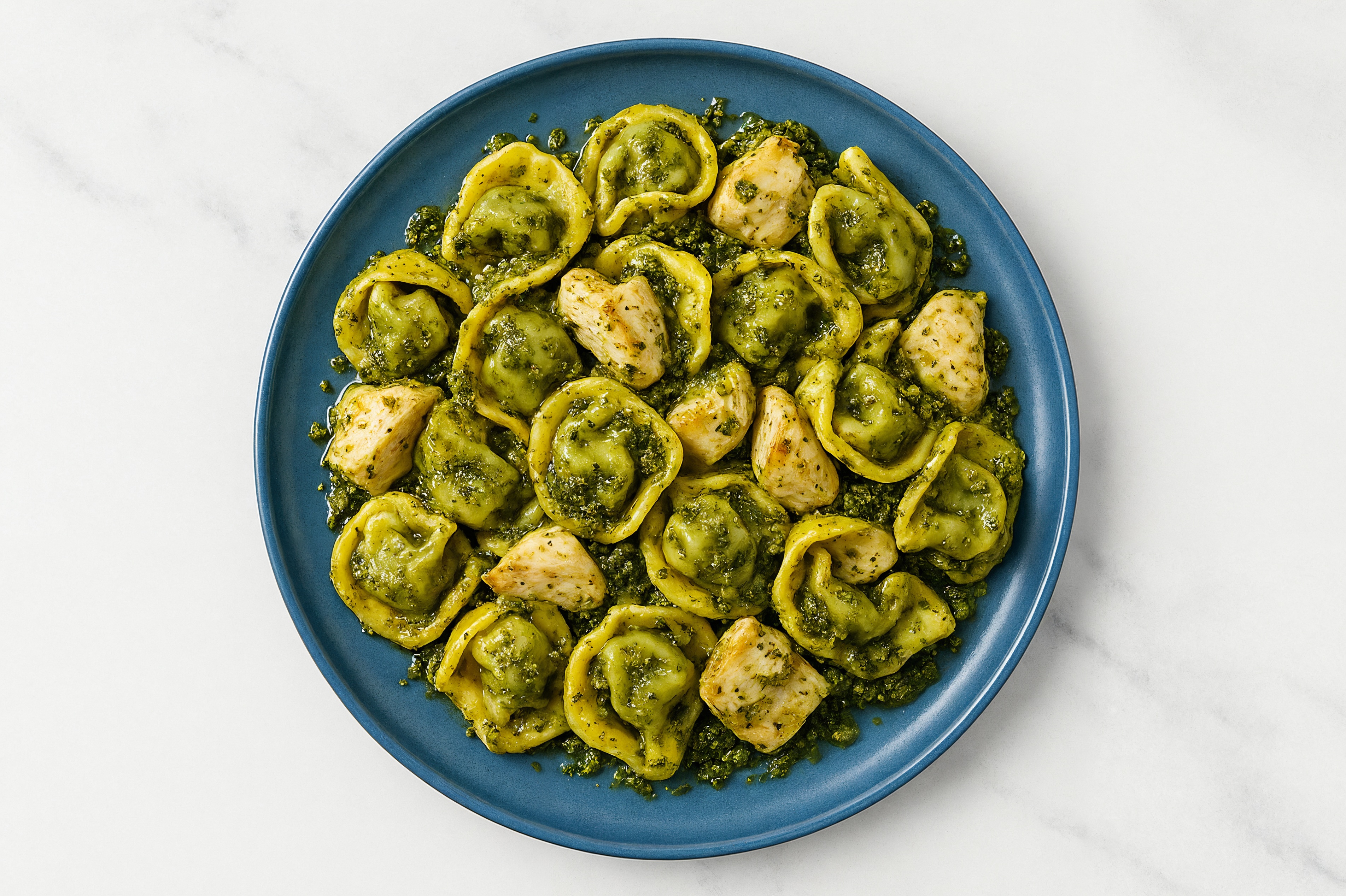 Kale Pesto Tortellini with Chicken Breast