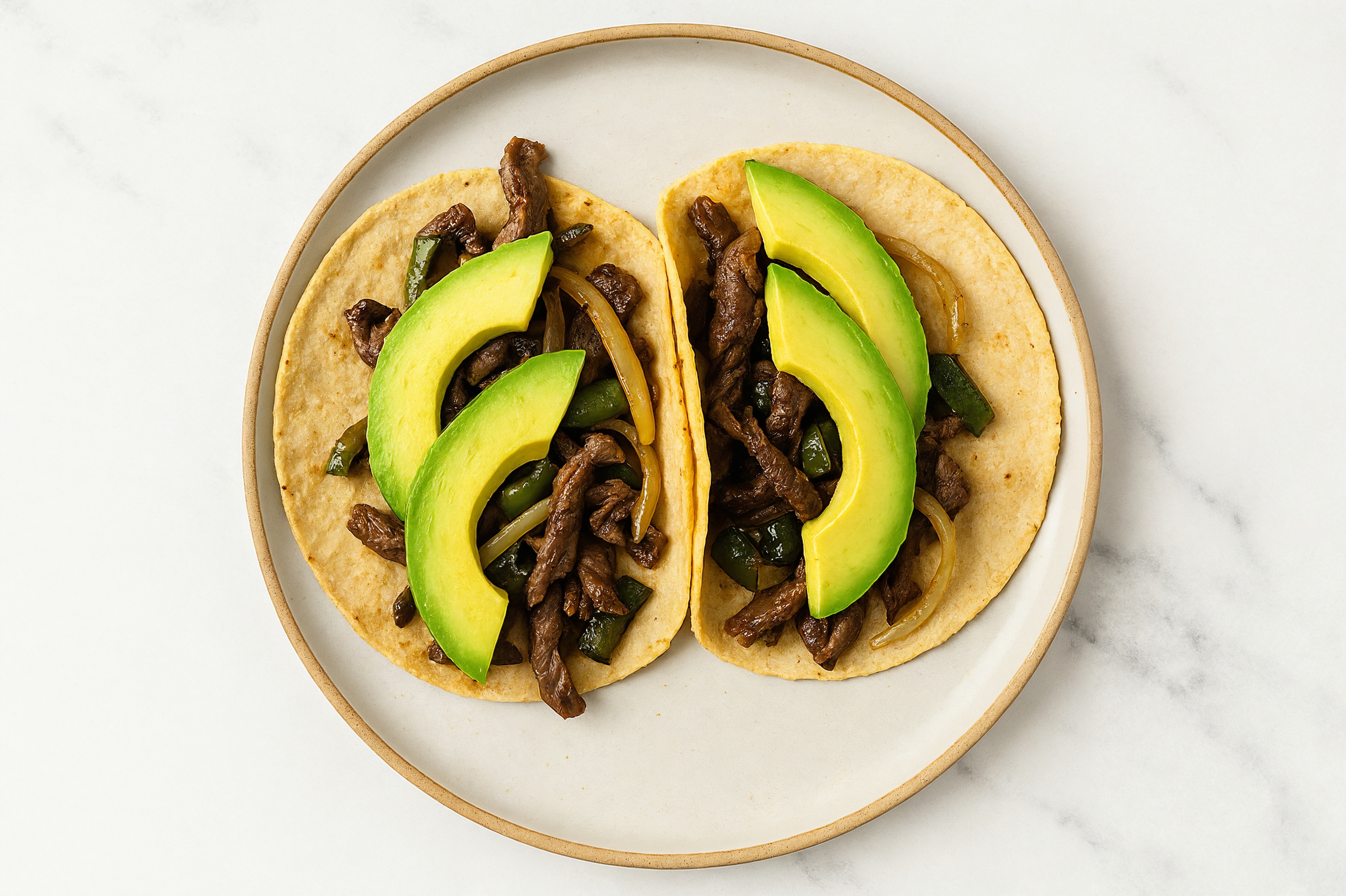  Beef + Poblano Pepper Tacos