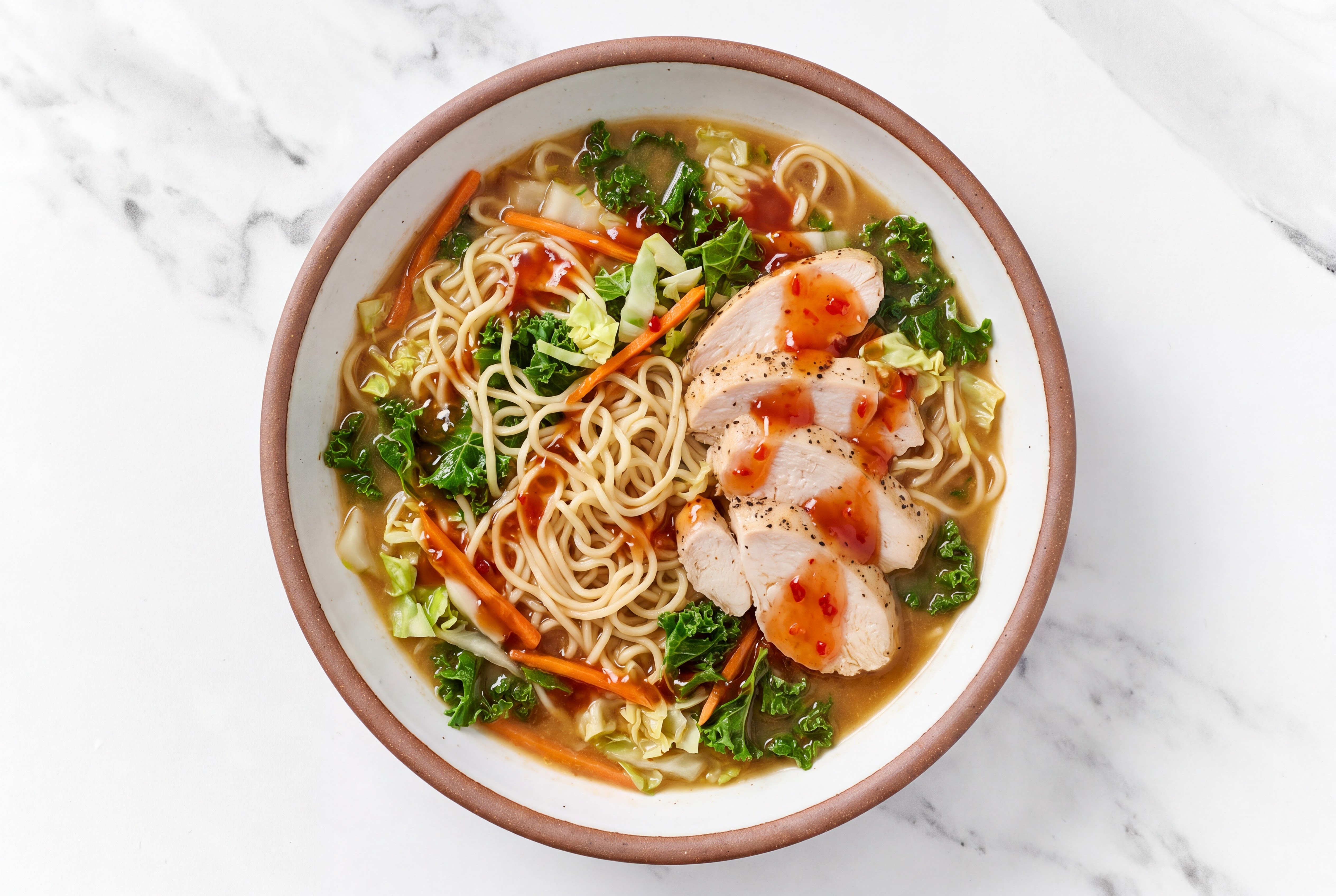 Speedy Sweet Chili Chicken Miso Ramen