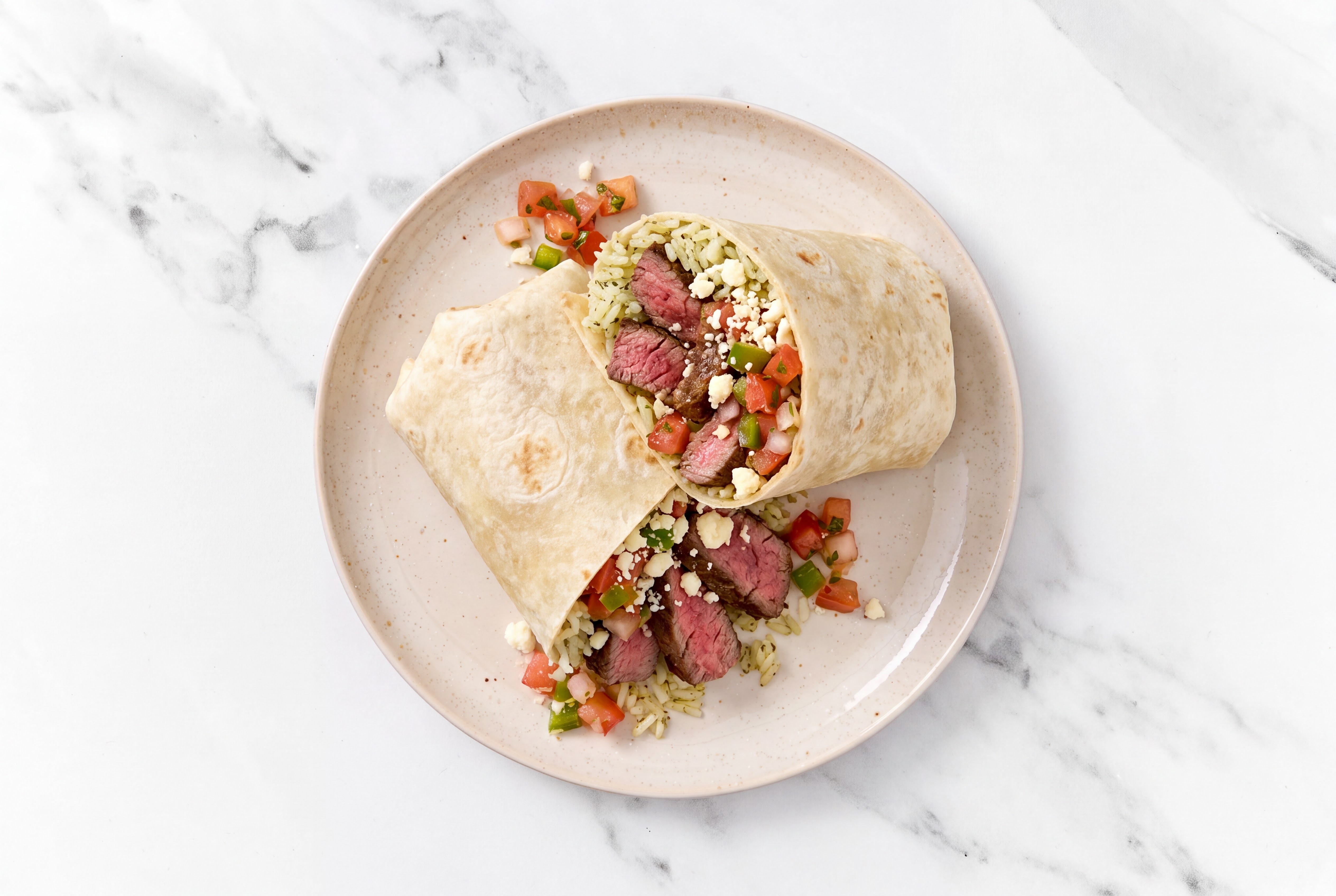 Steak Cilantro-Lime Burrito