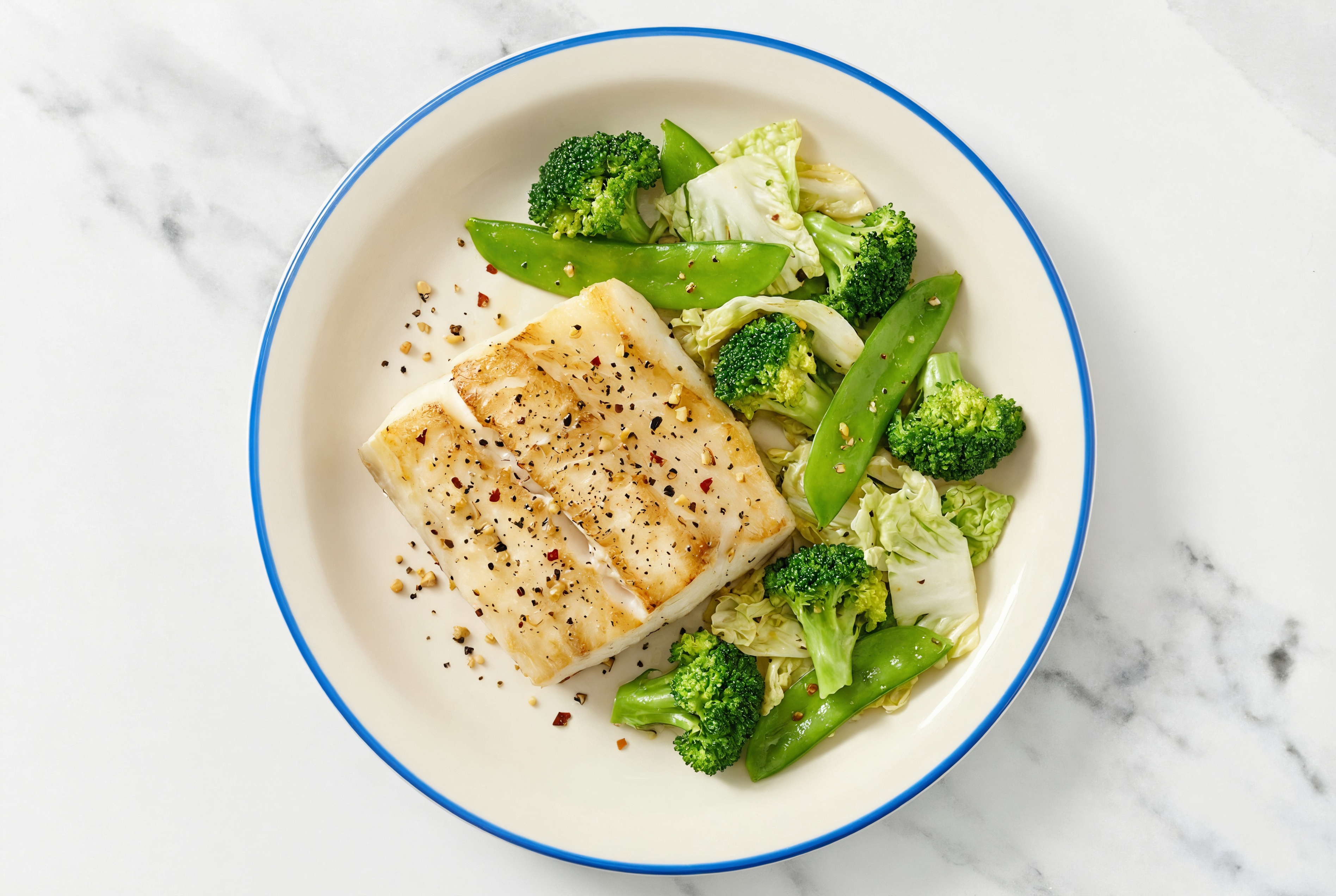 Pepper Barramundi + Bok Choy Veggie Blend