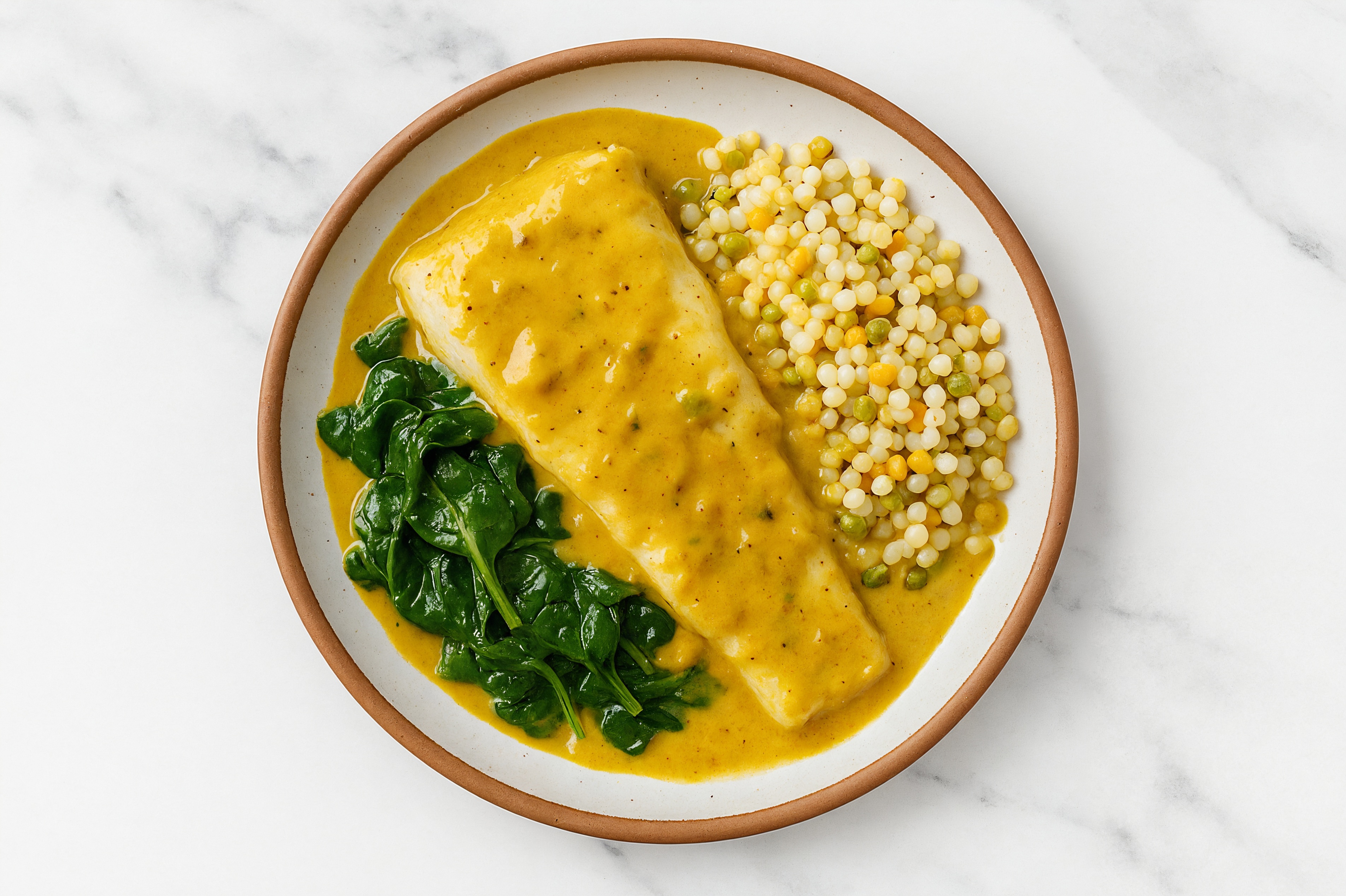 Coconut Curry Cod with Couscous