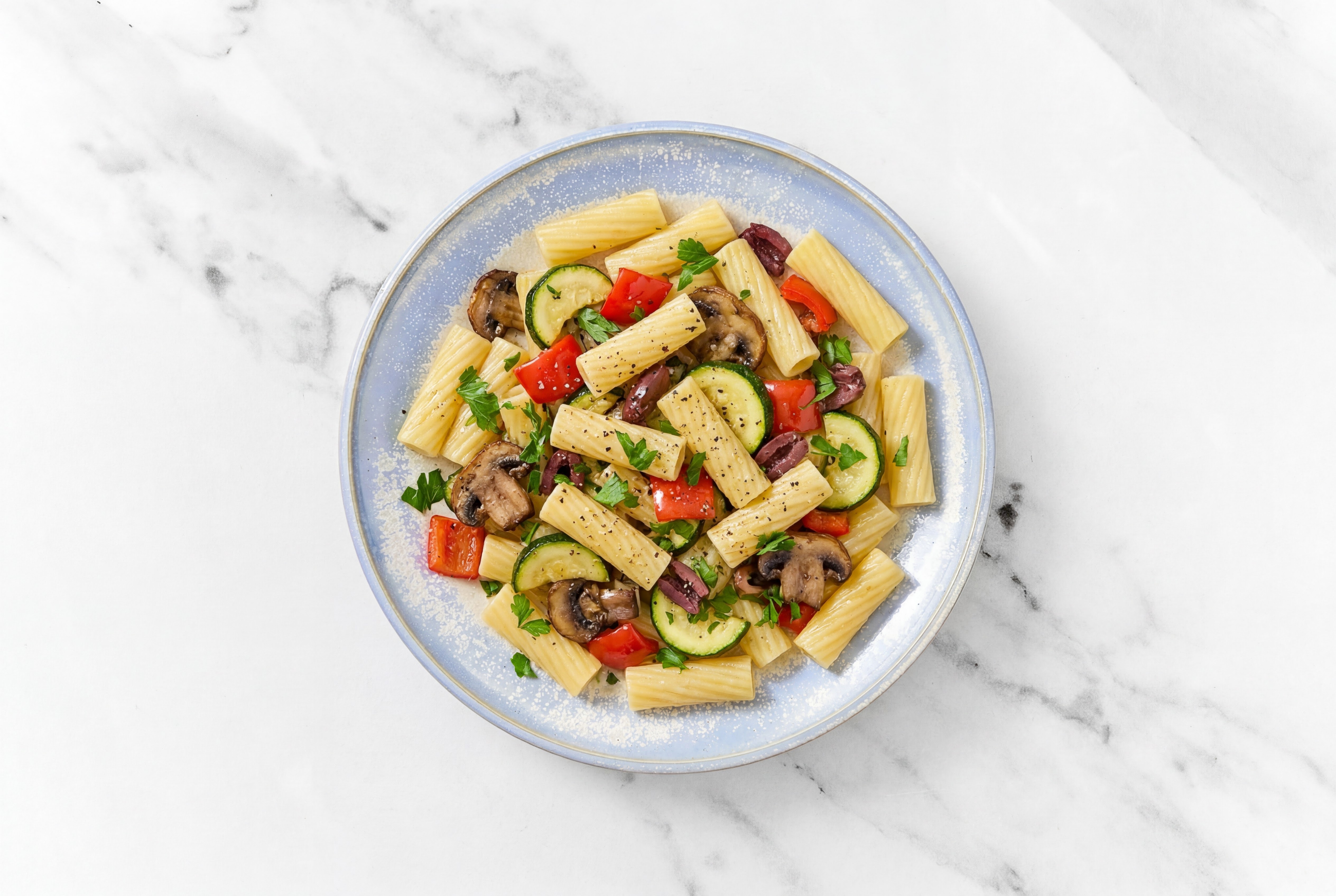 Olive + Veggie Rigatoni