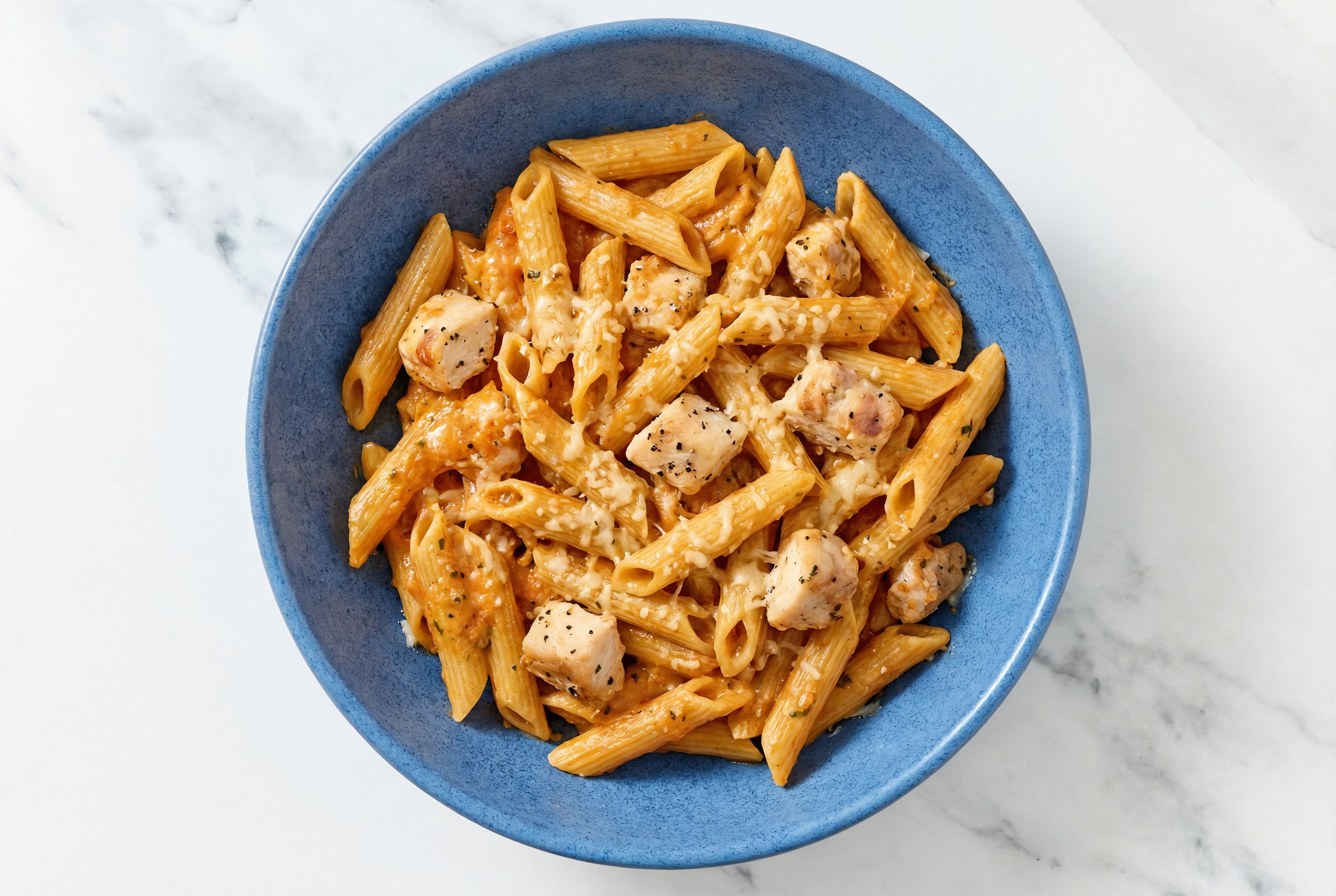 Cheesy Chicken Bacon Sourdough Penne Rigate Alla Vodka