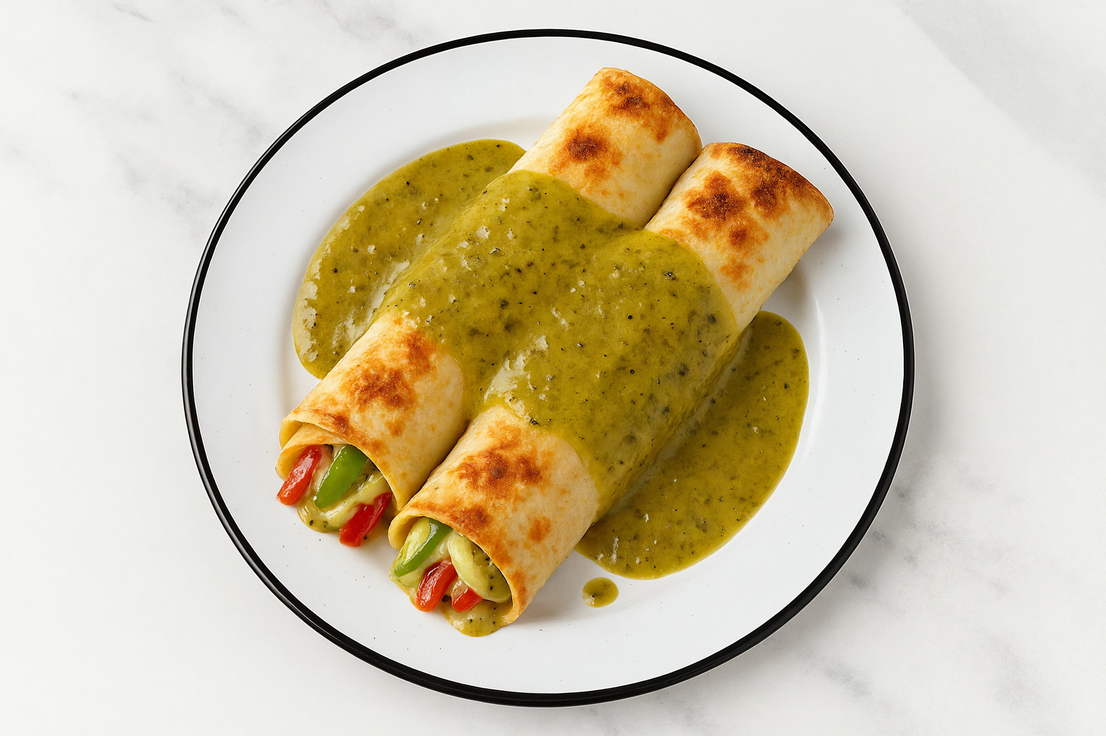 Creamy Veggie Enchiladas