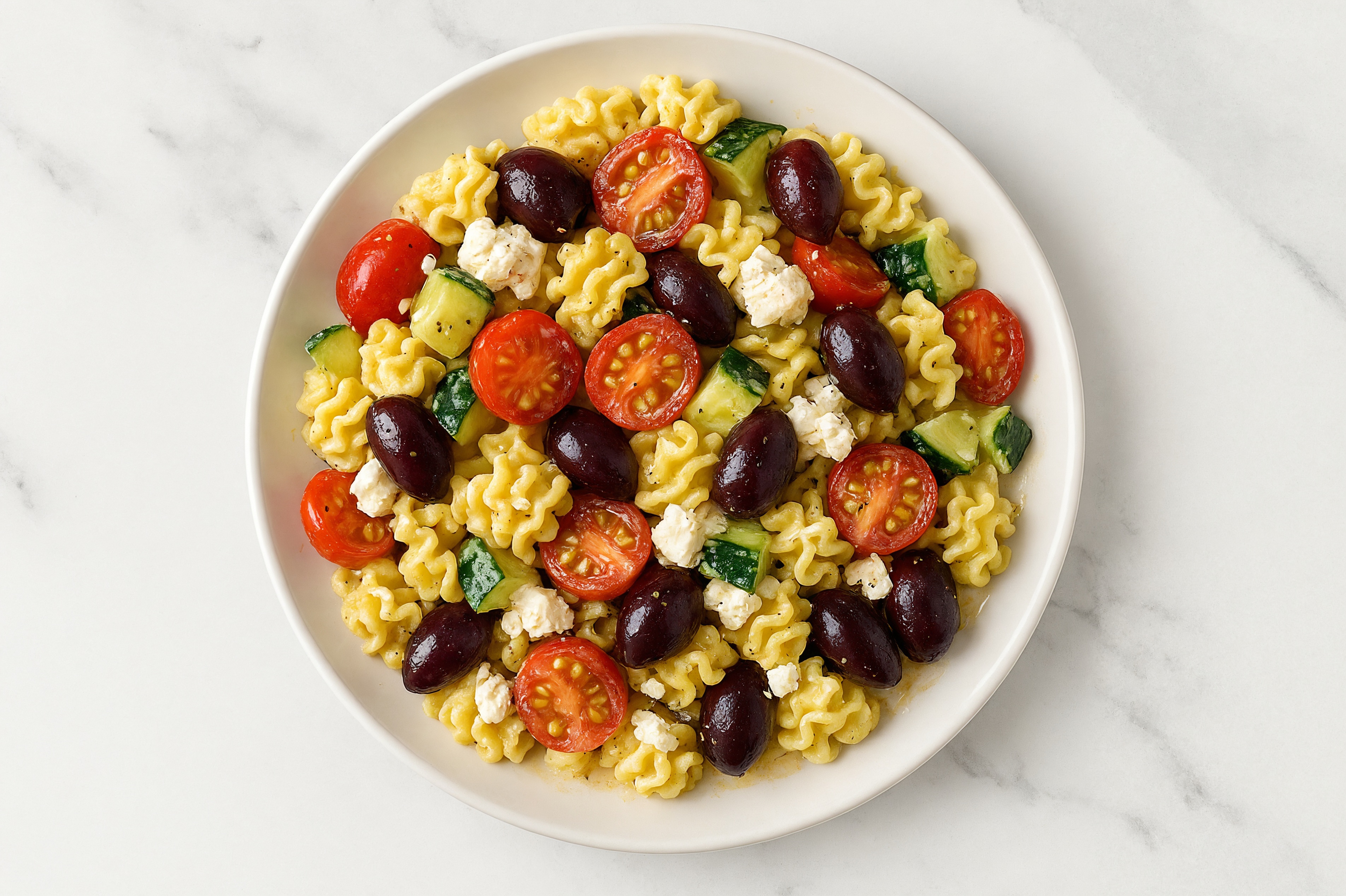 Mediterranean Protein Pasta Salad