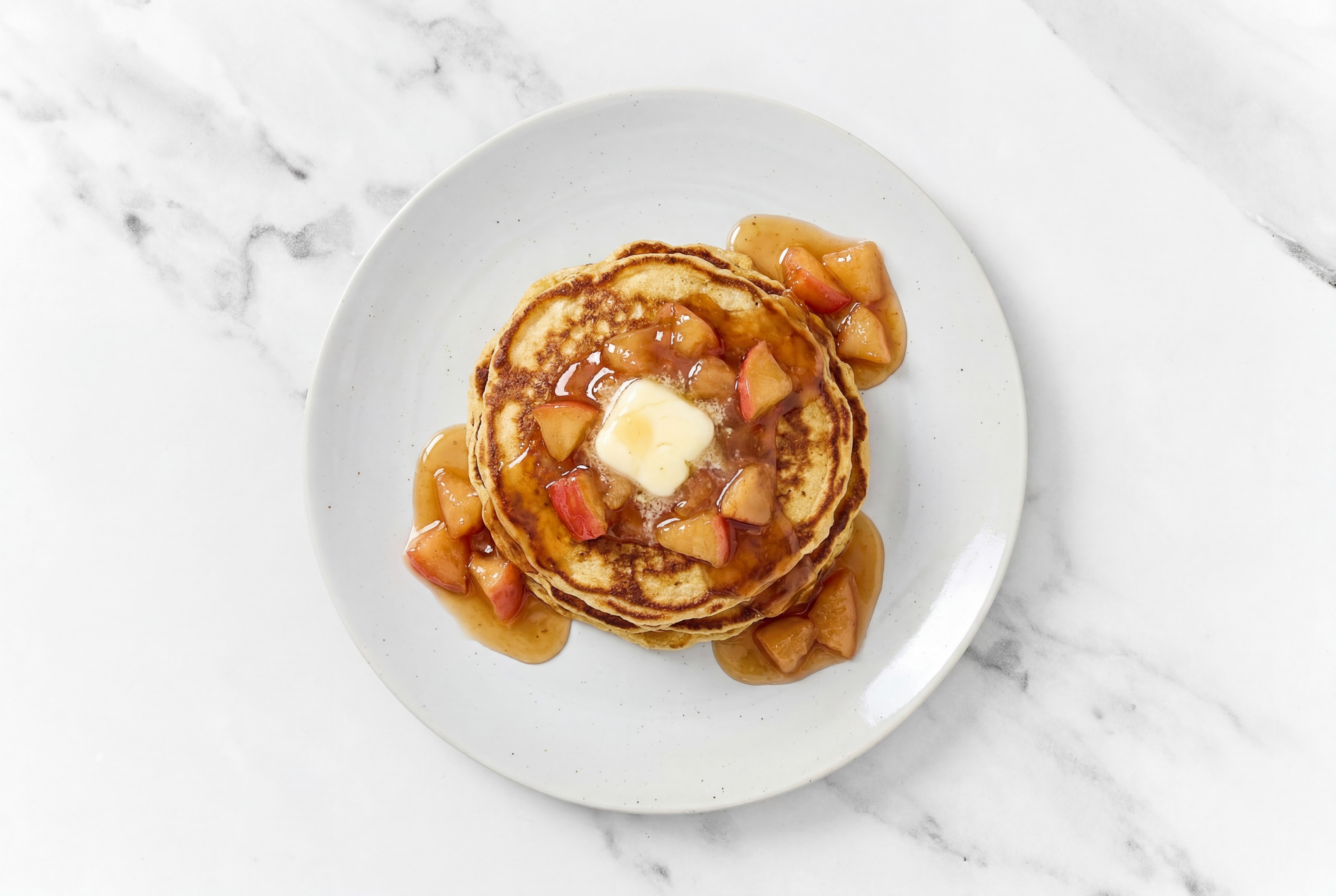 Apple Compote Pancakes