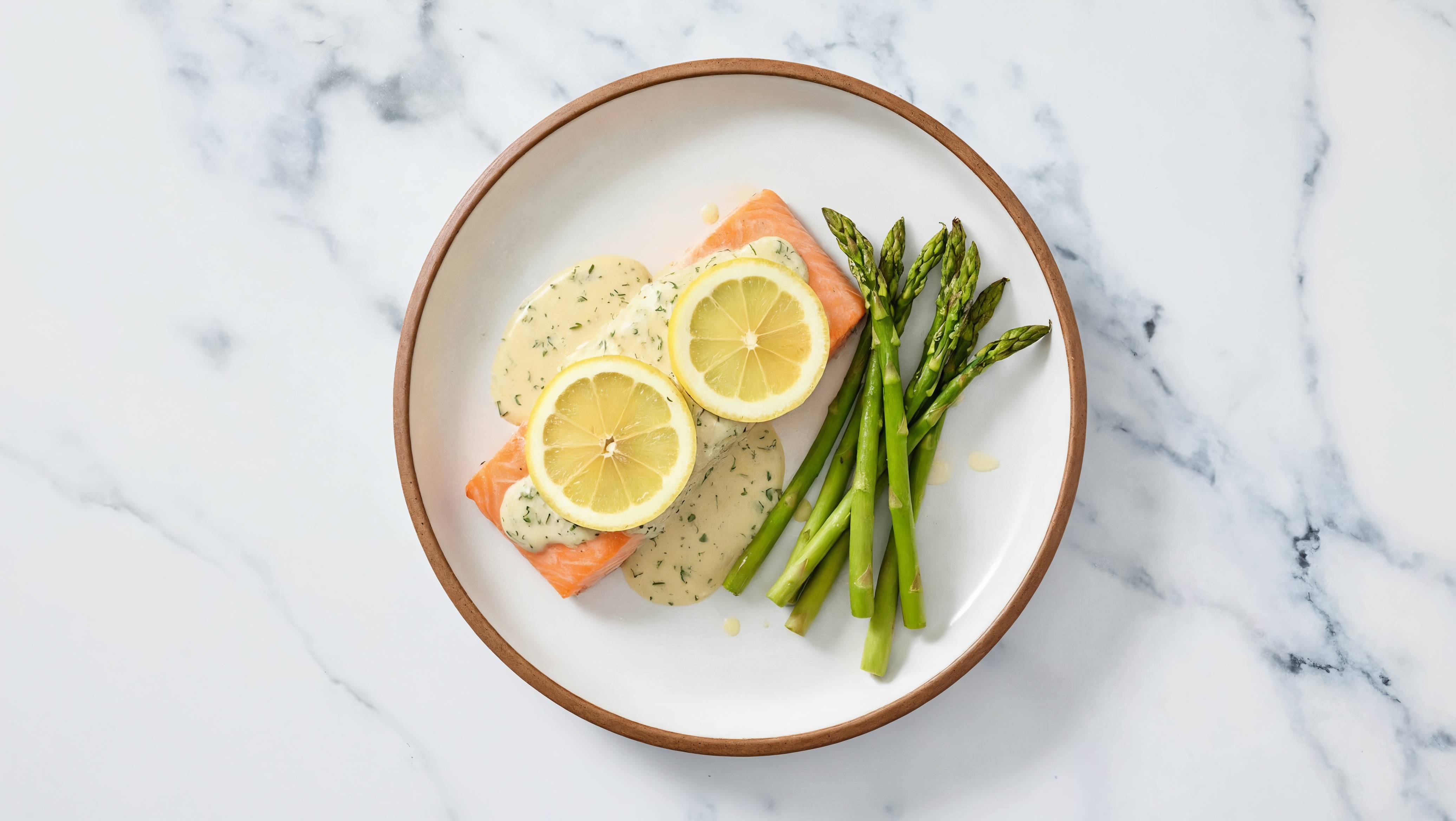All-in-One Lemony Herb Cream Salmon